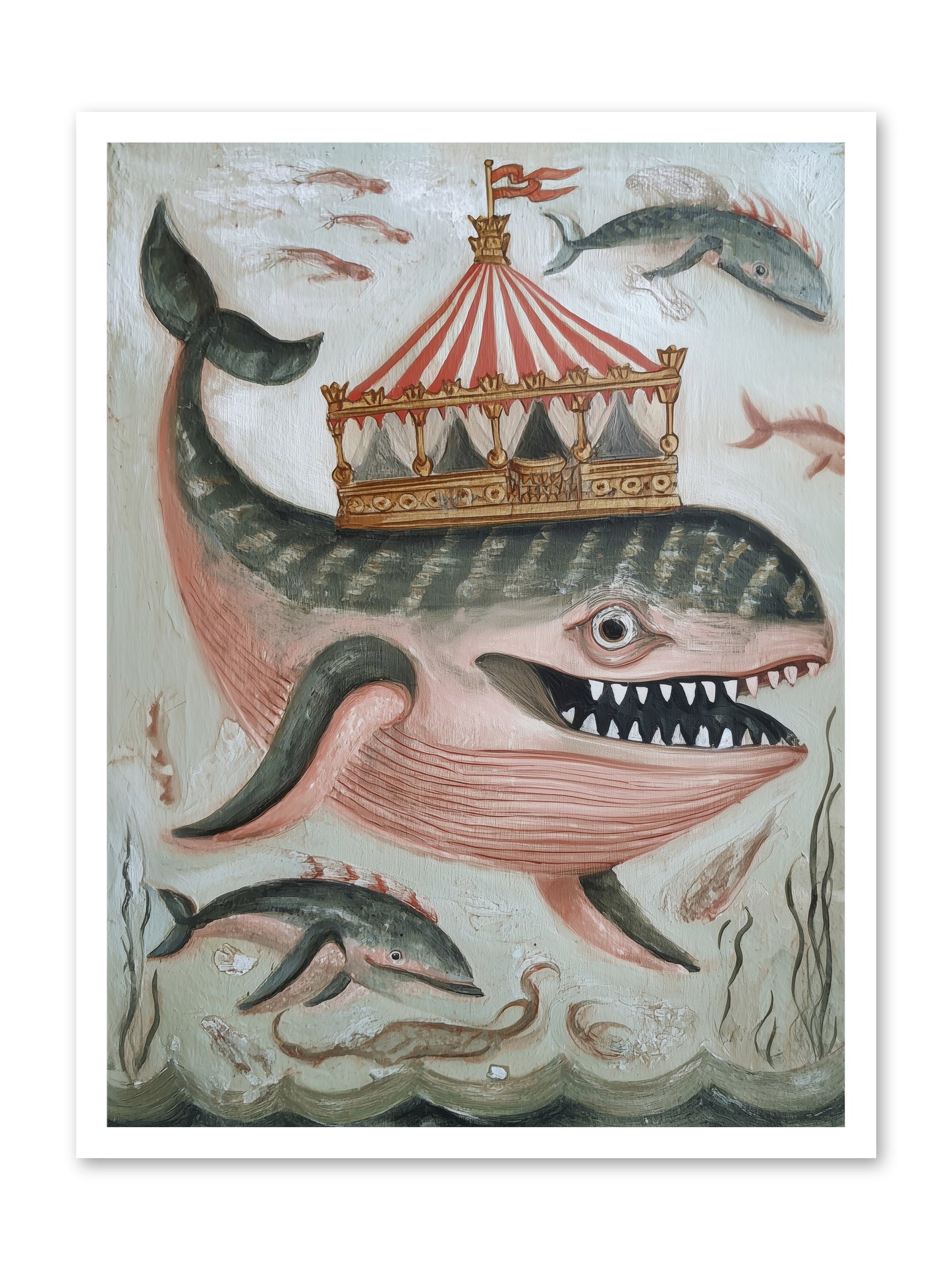 Song of the Deep -- Loose Canvas Print 24x32
