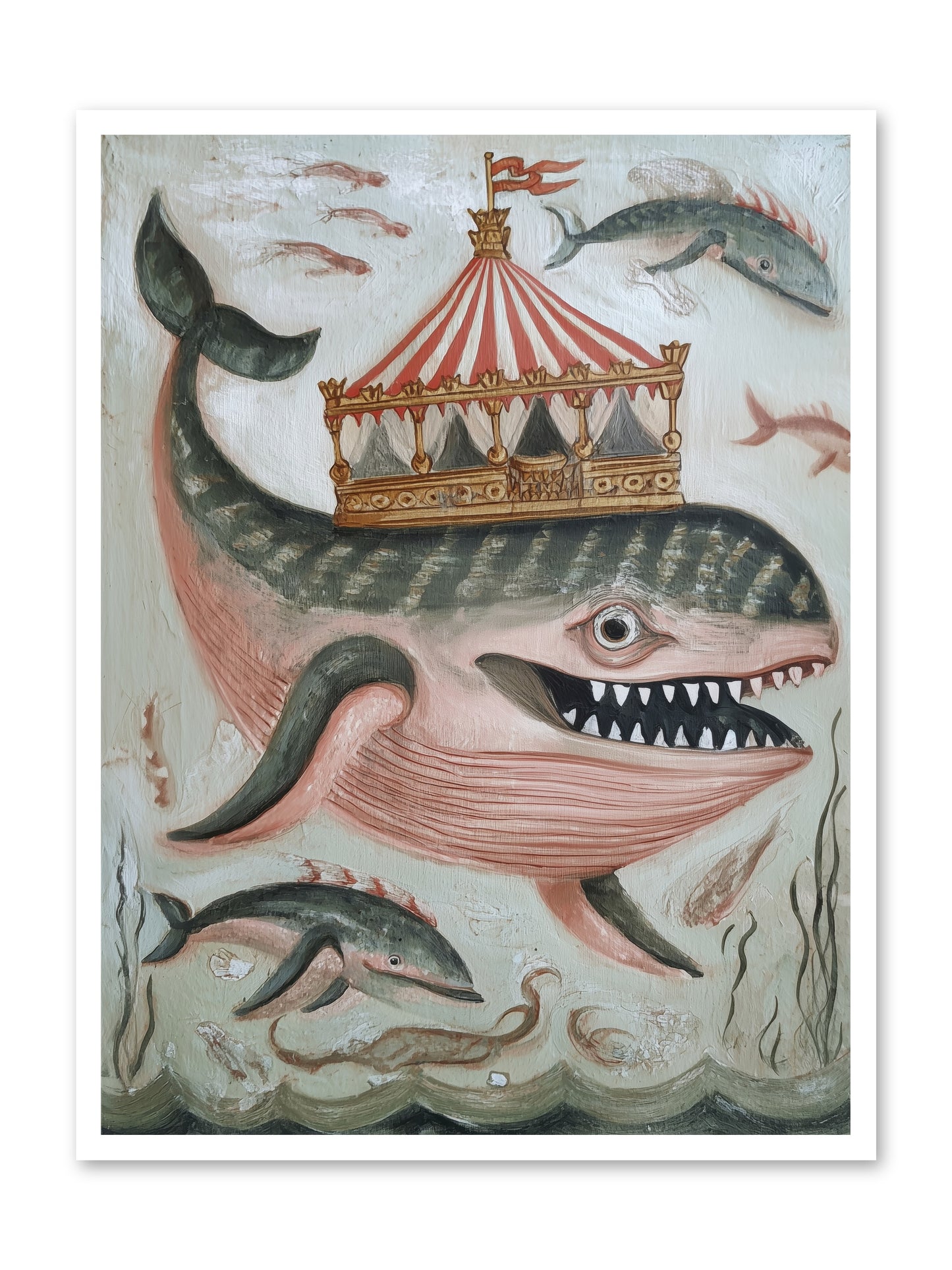 Song of the Deep -- Paper Print 30x40