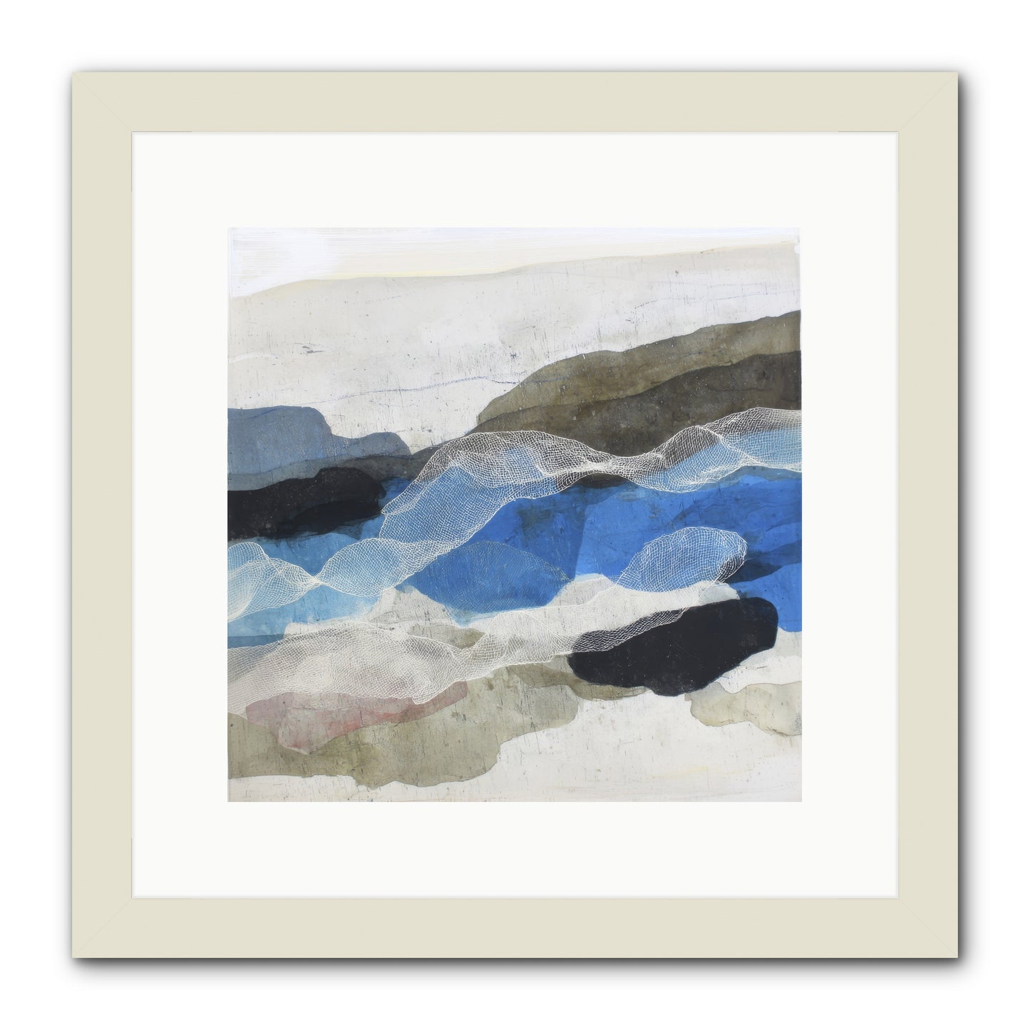 Sonnet -- Framed Print - White 12x12