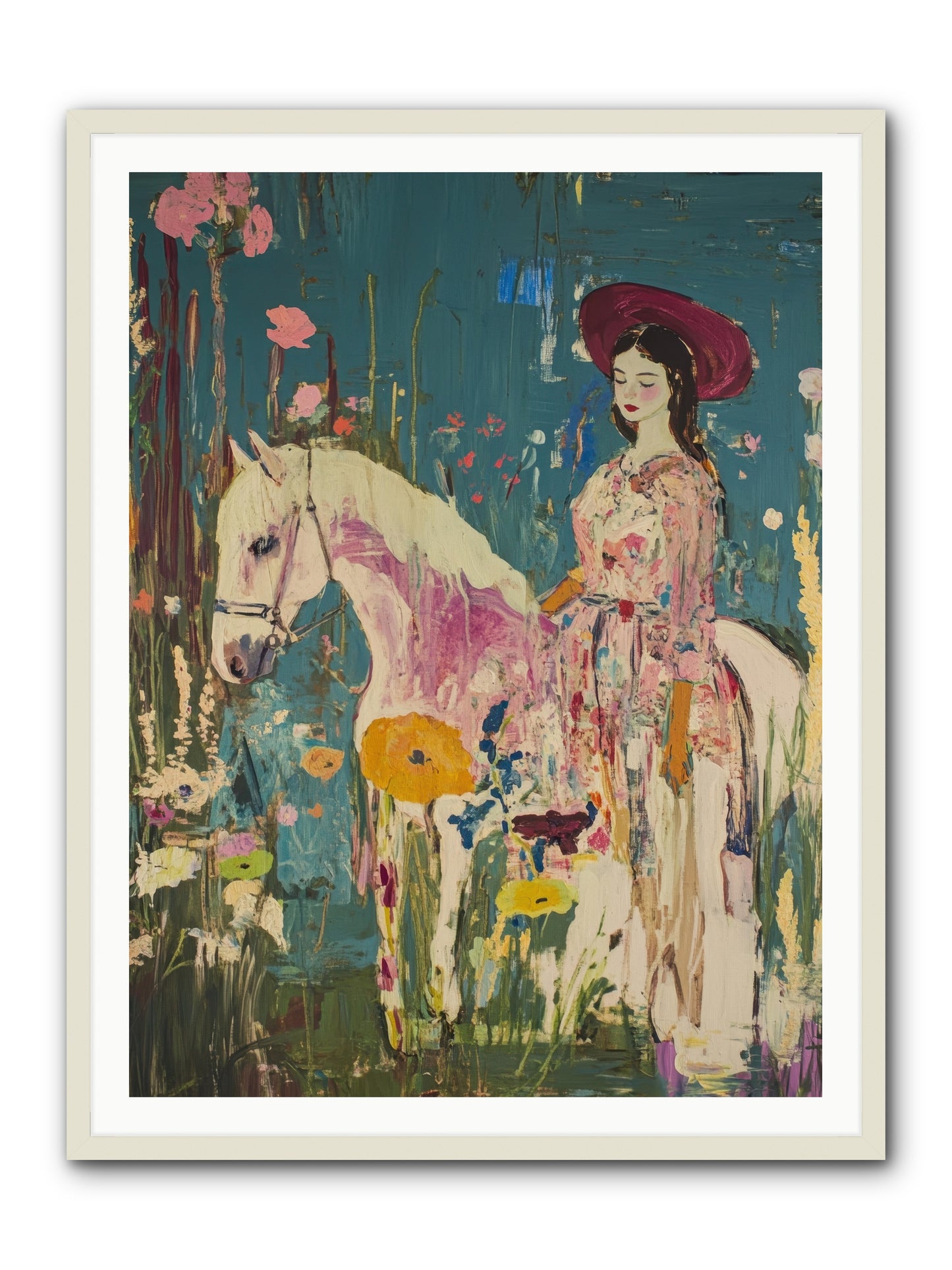 Sonora Sunset -- Framed Print - White 36x48