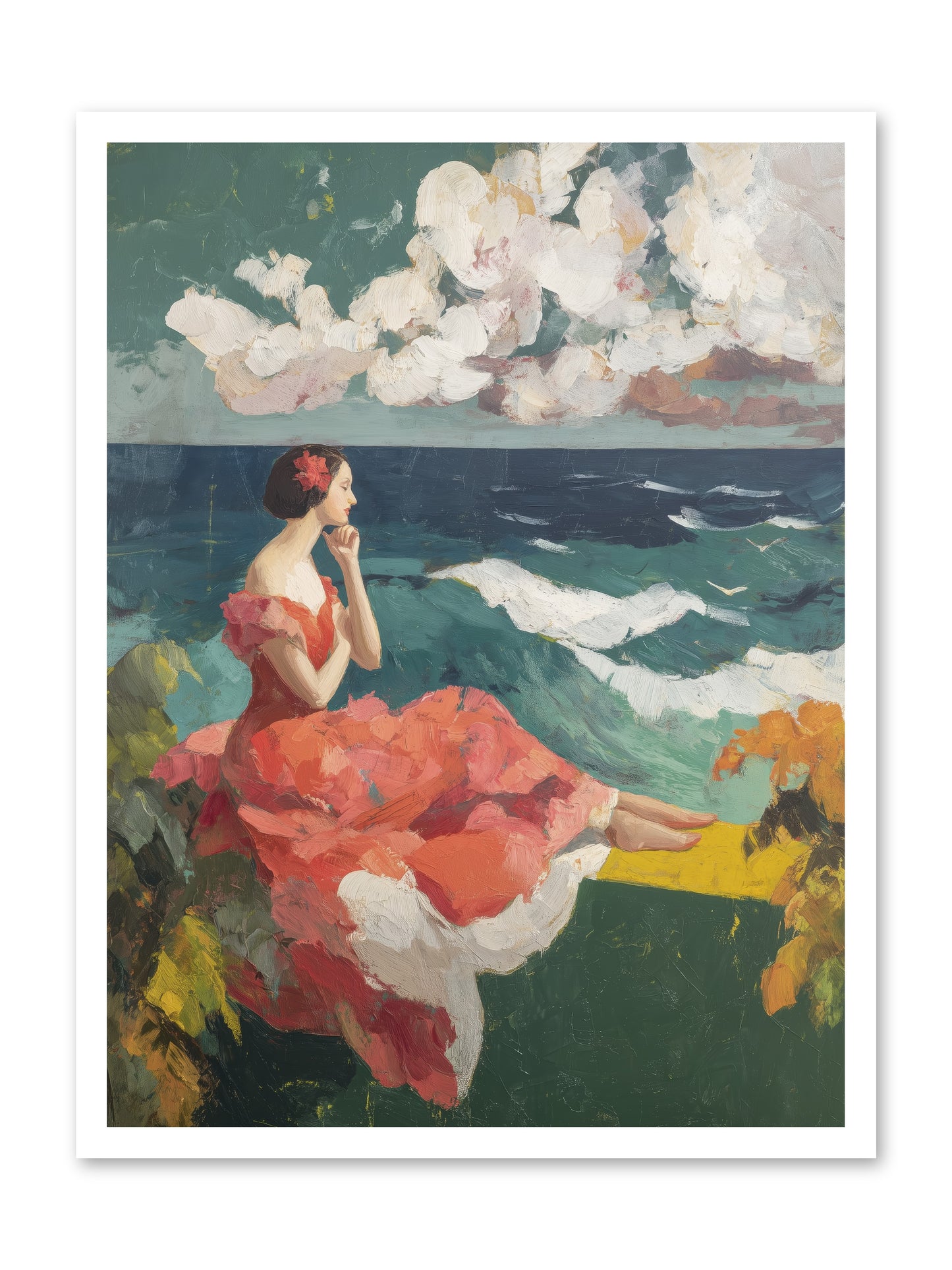 Sorrento Seascapes -- Paper Print 24x32