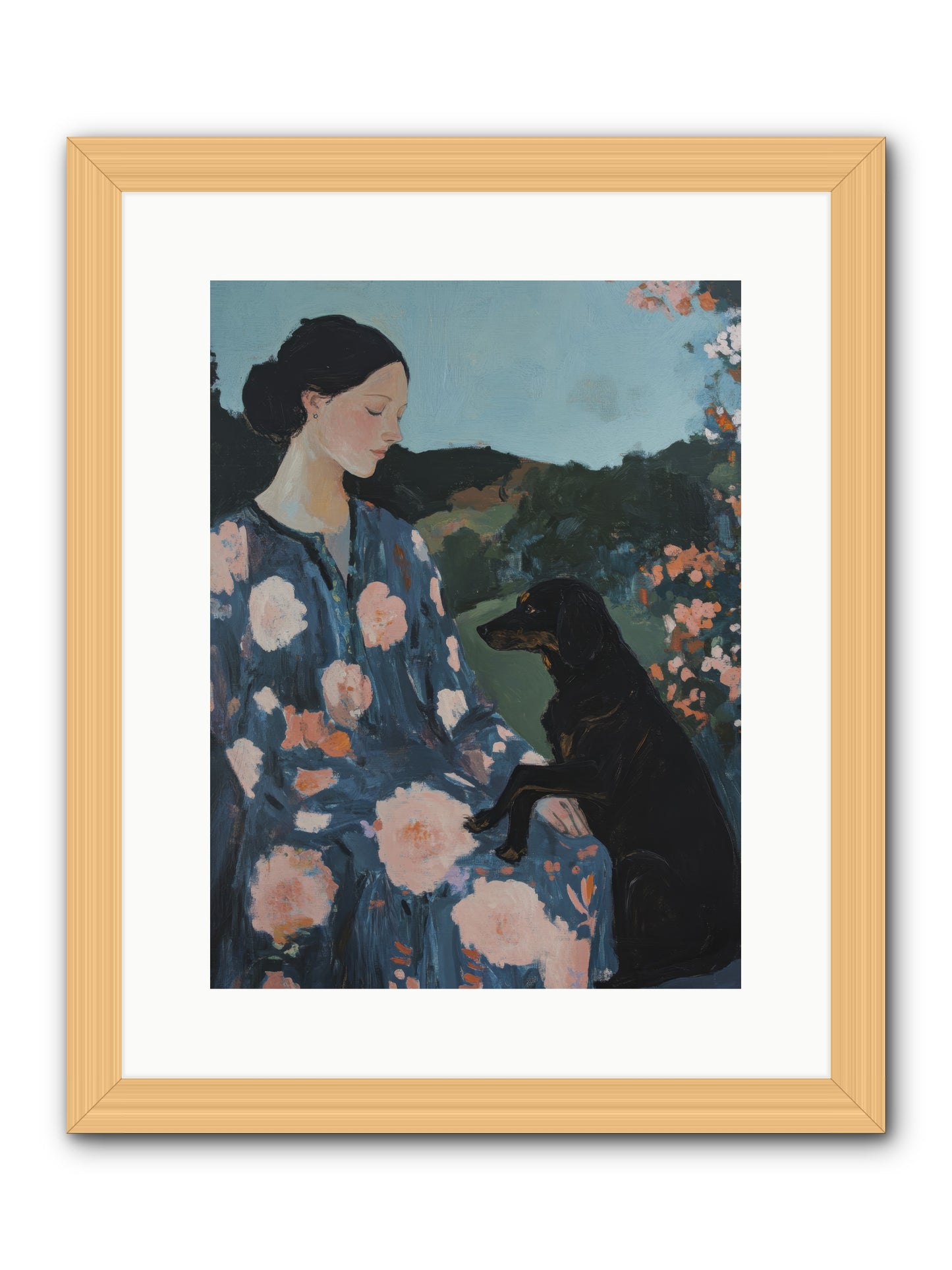 Soul Laid Bare -- Framed Print - Natural 12x16