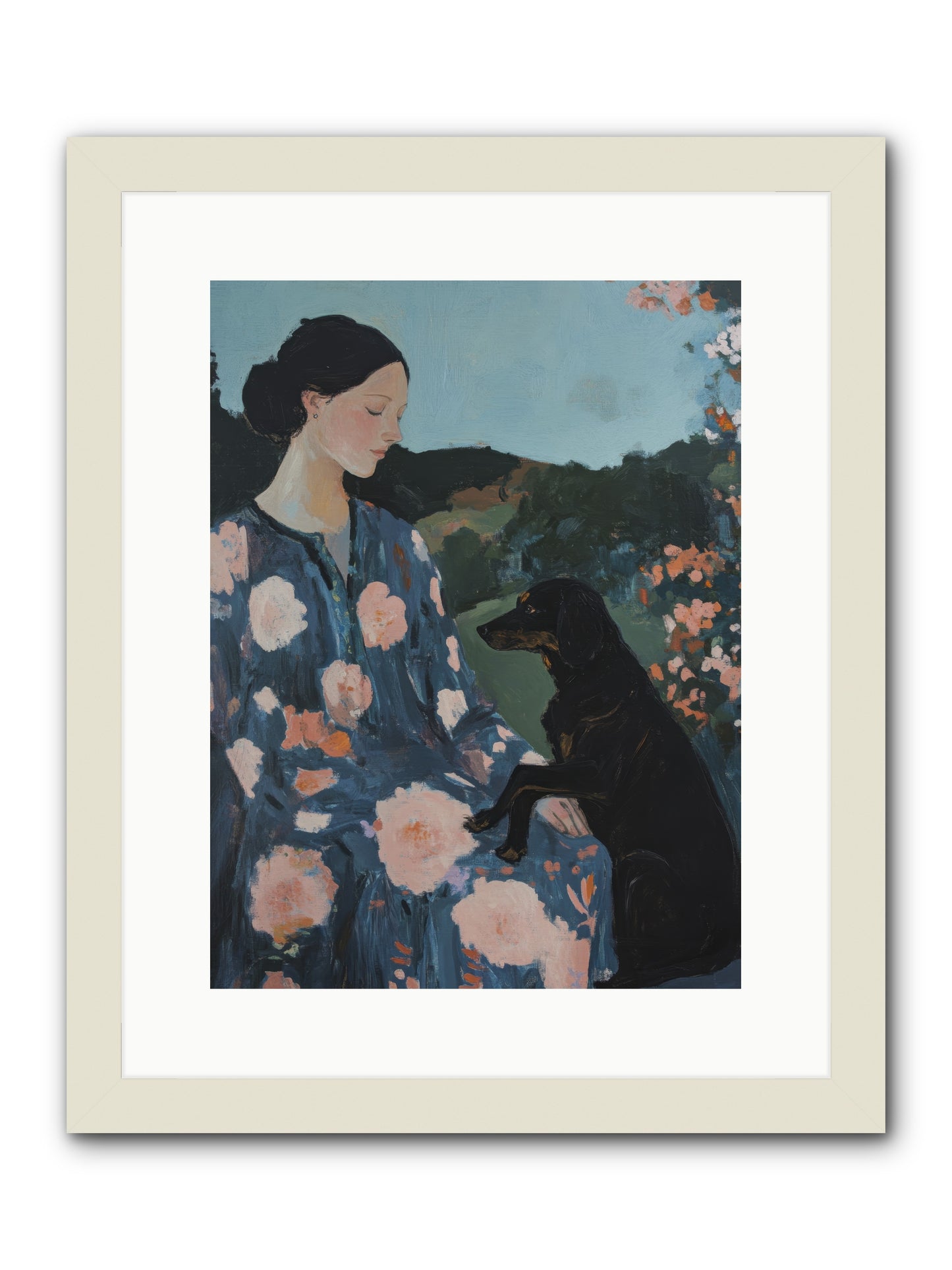 Soul Laid Bare -- Framed Print - White 12x16