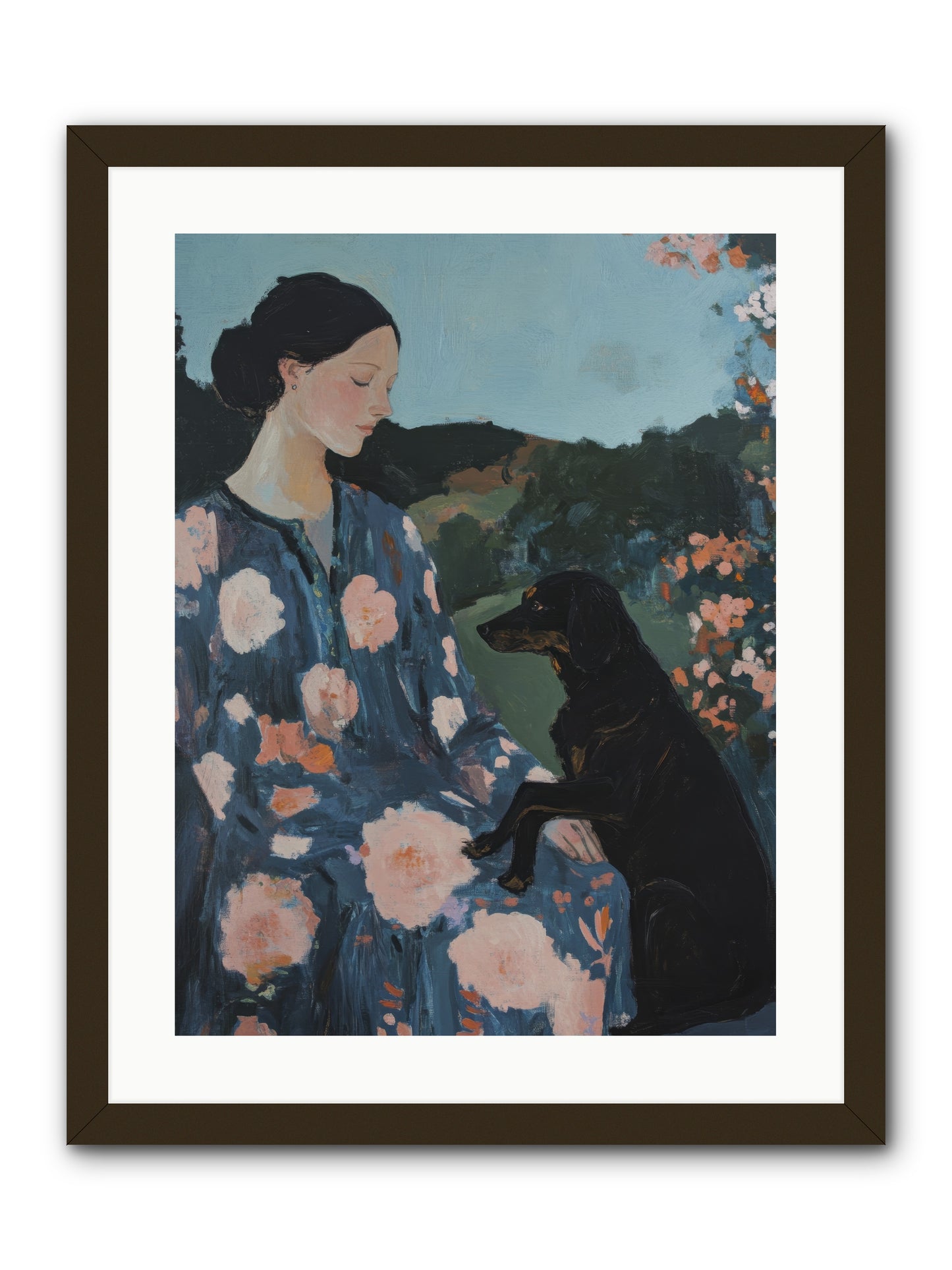 Soul Laid Bare -- Framed Print - Black 18x24