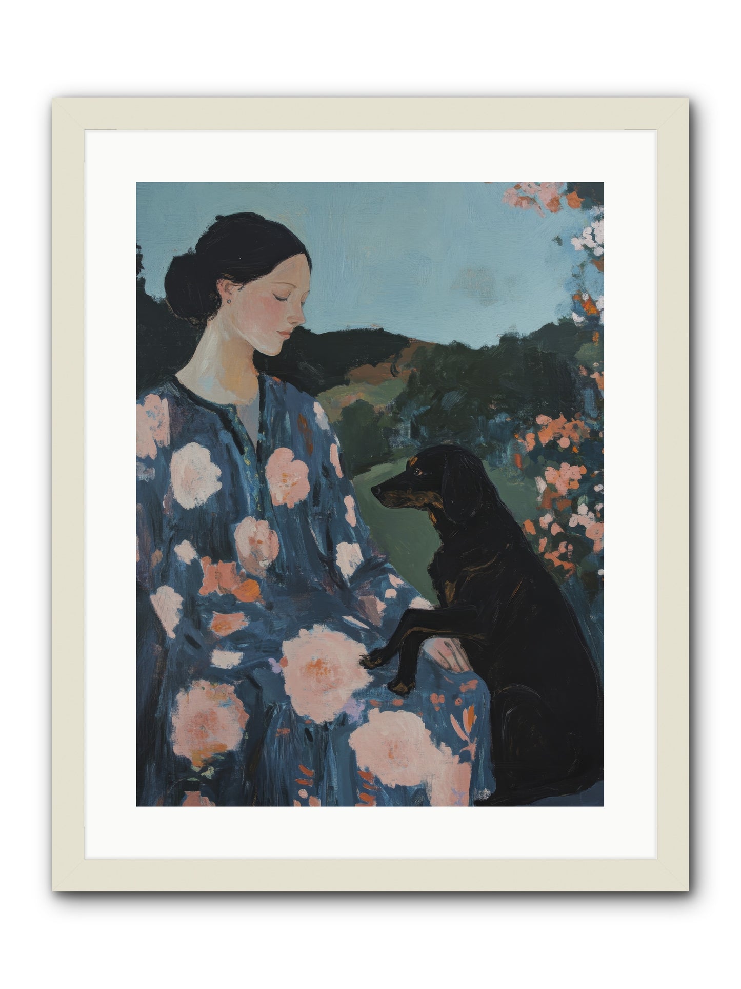 Soul Laid Bare -- Framed Print - White 18x24