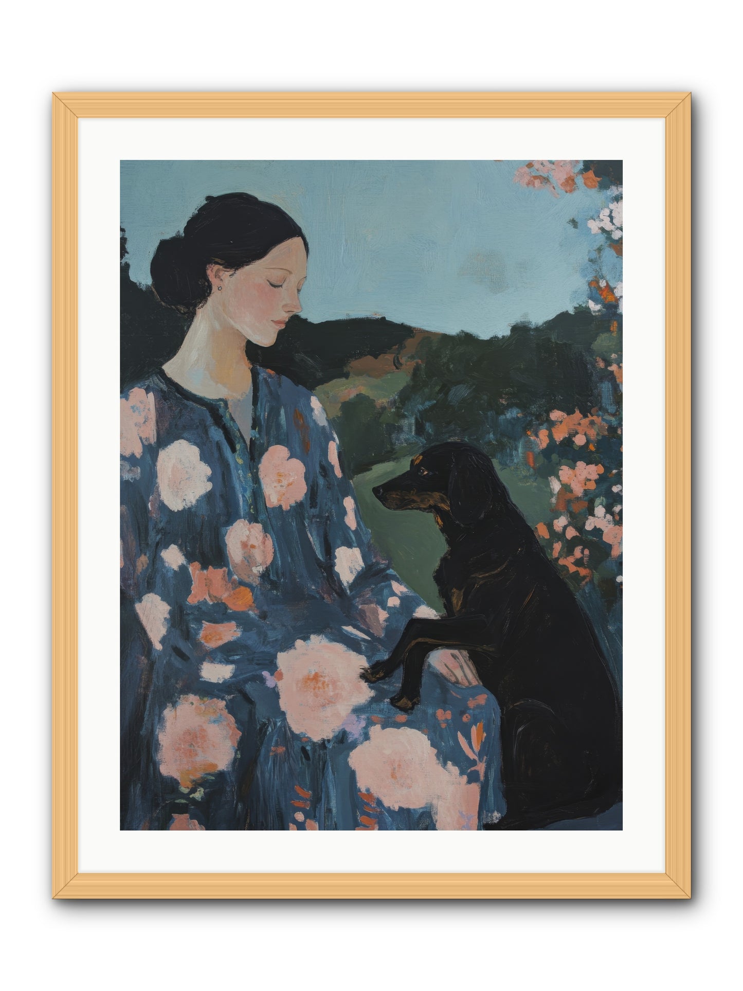 Soul Laid Bare -- Framed Print - Natural 24x32