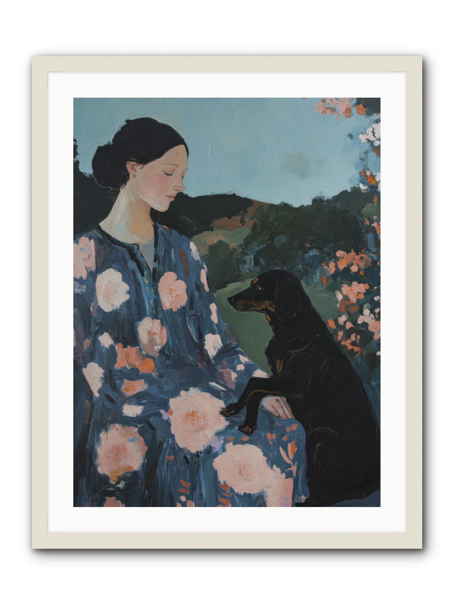 Soul Laid Bare -- Framed Print - White 24x32