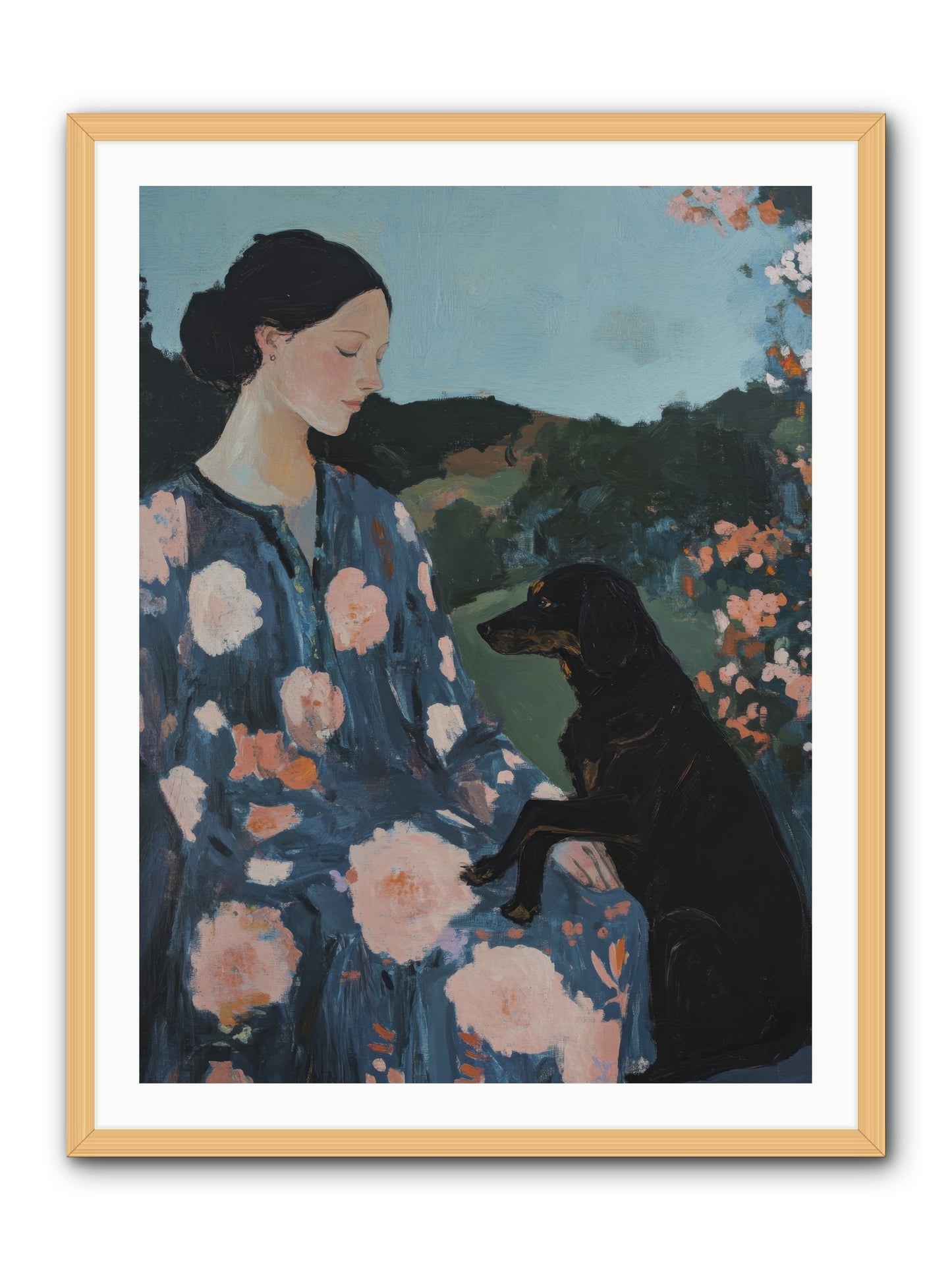 Soul Laid Bare -- Framed Print - Natural 30x40