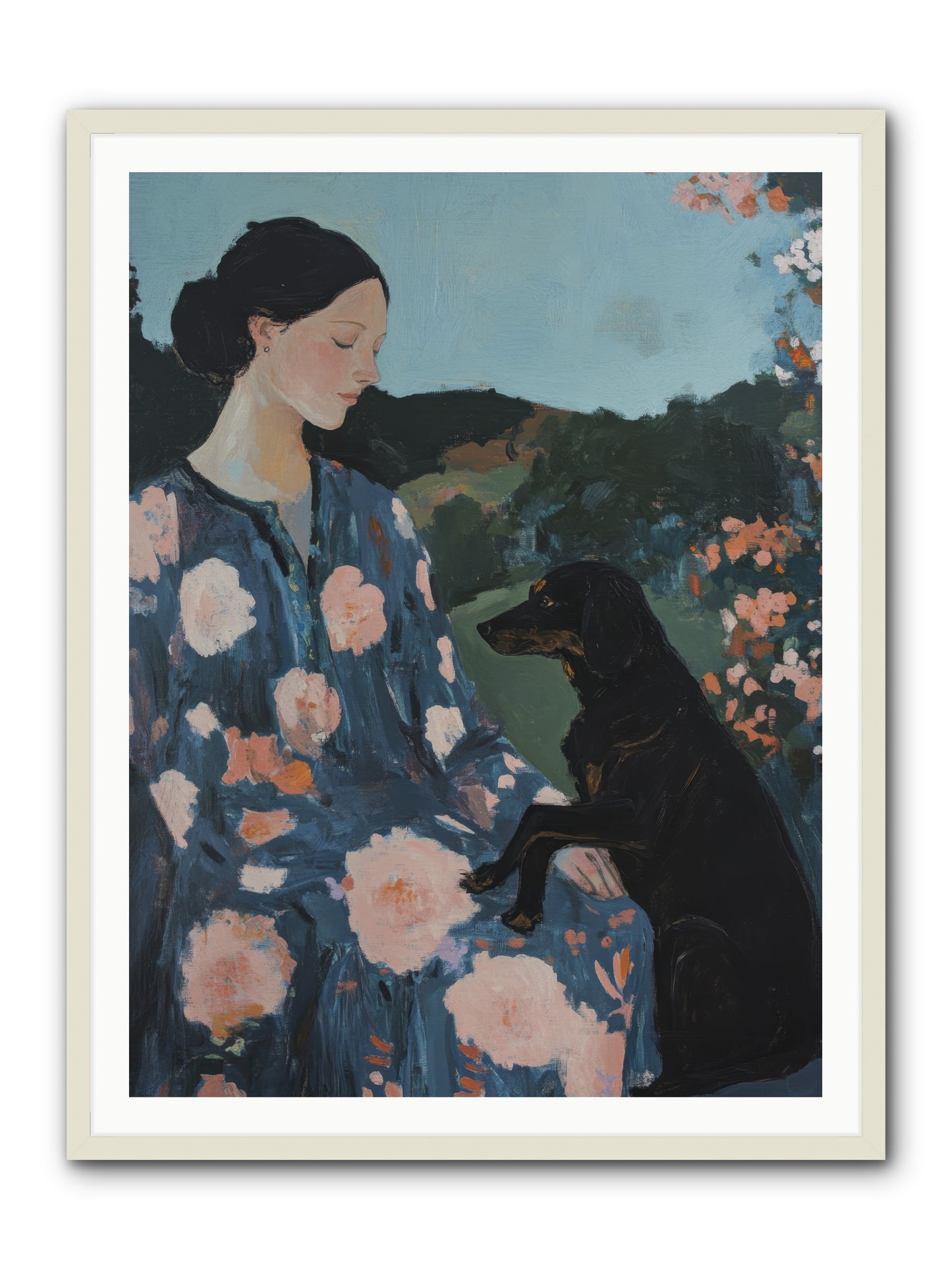 Soul Laid Bare -- Framed Print - White 36x48