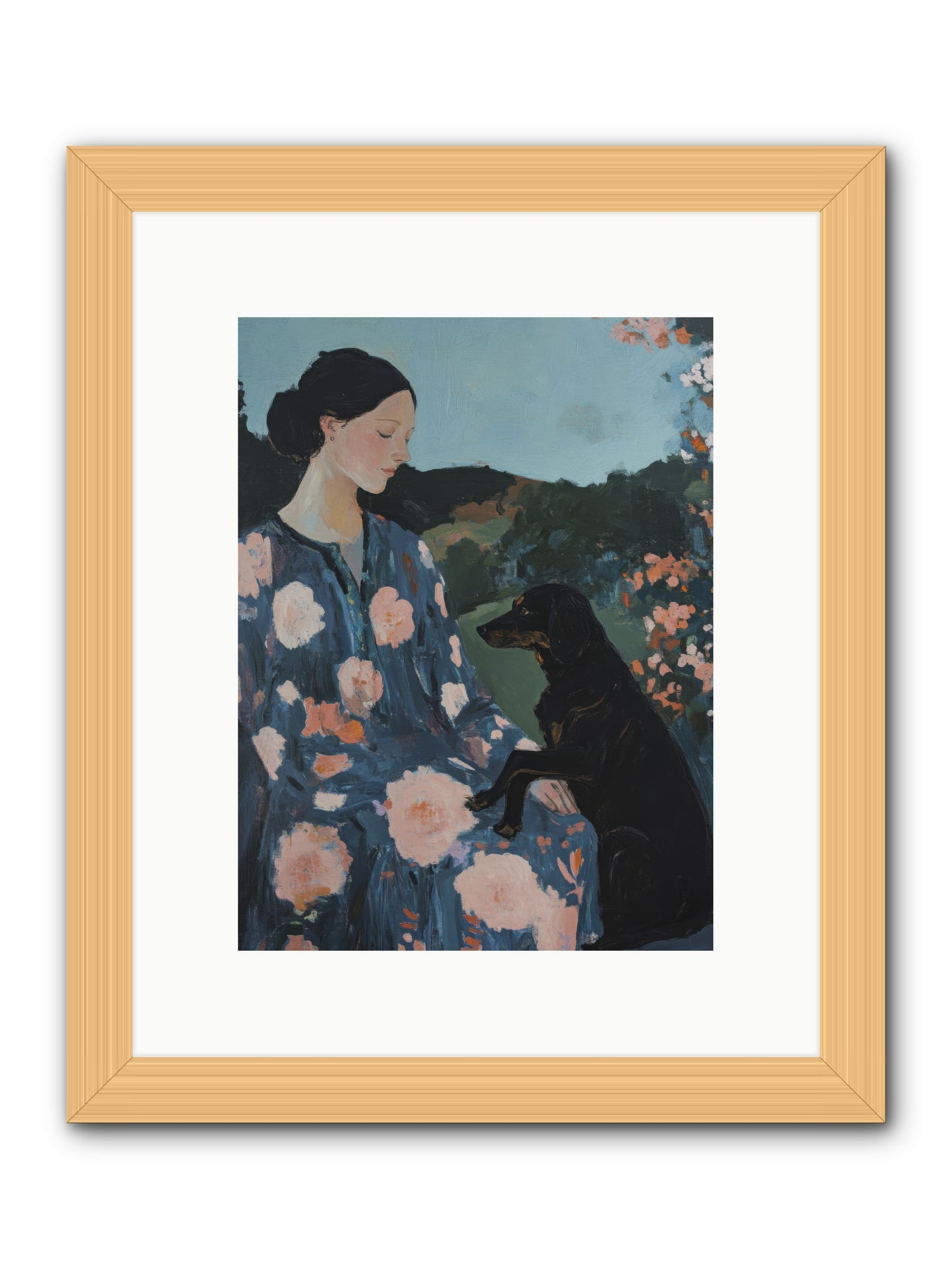 Soul Laid Bare -- Framed Print - Natural 9x12