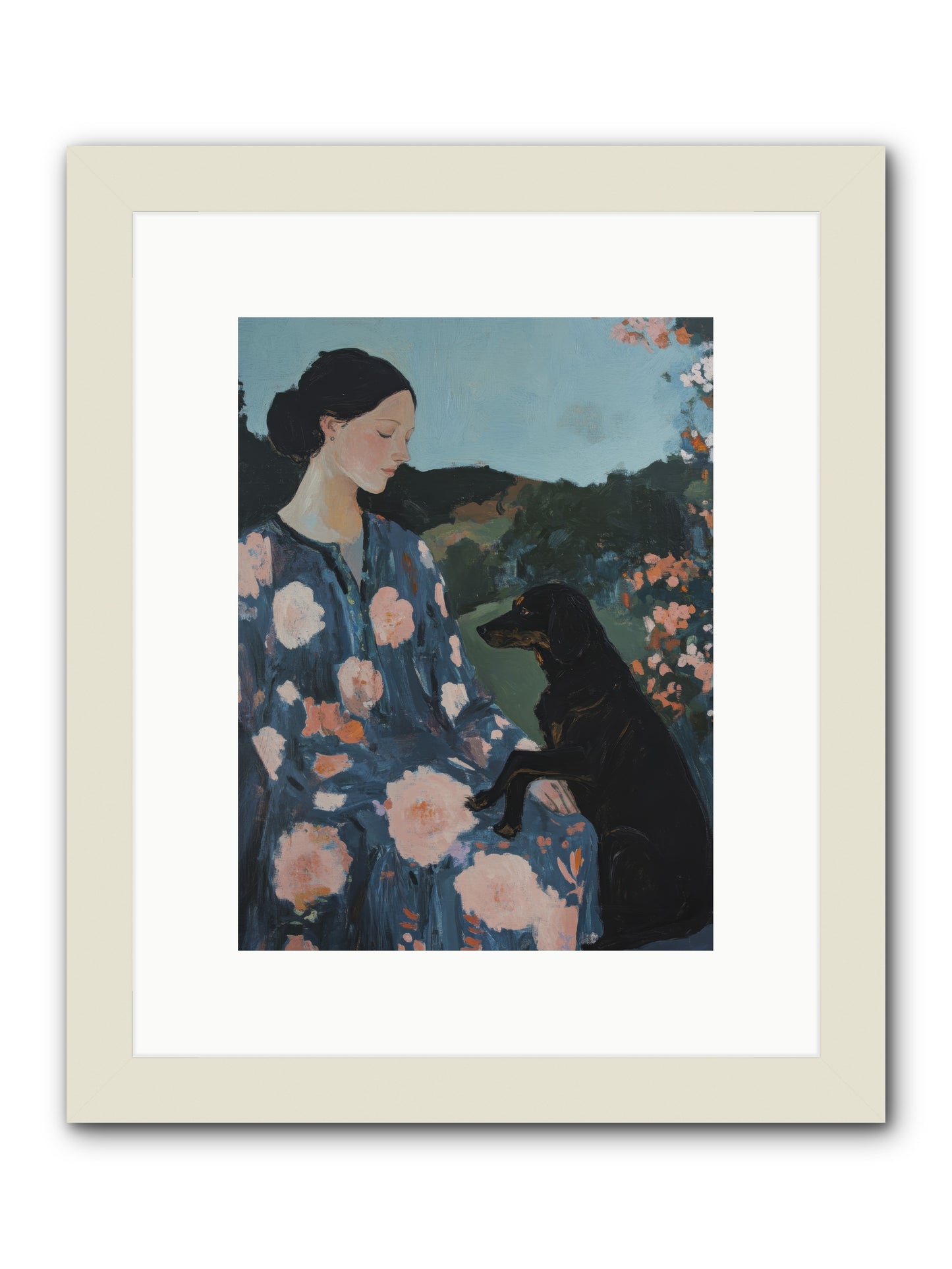 Soul Laid Bare -- Framed Print - White 9x12