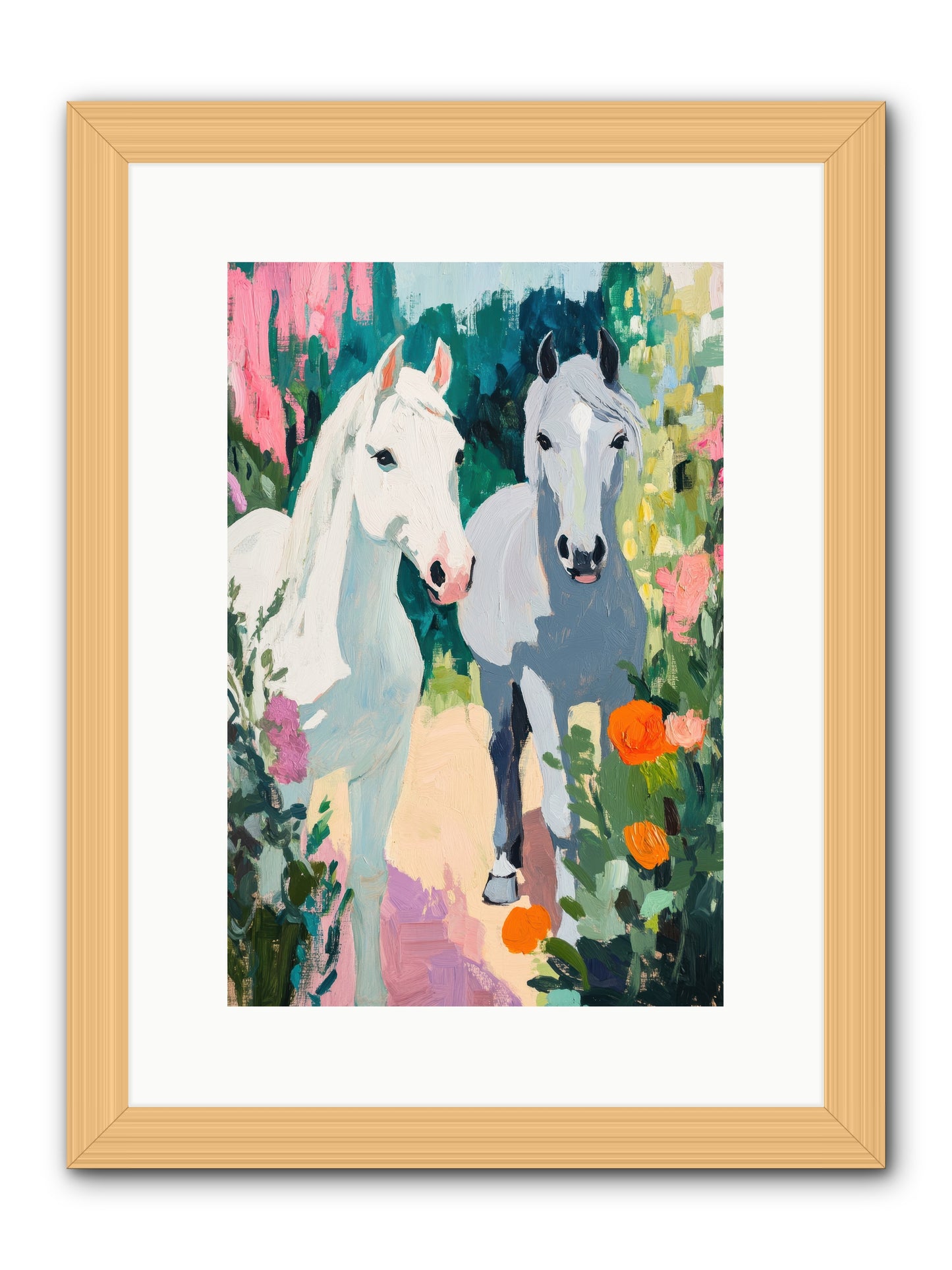 Soul Language -- Framed Print - Natural 10x15
