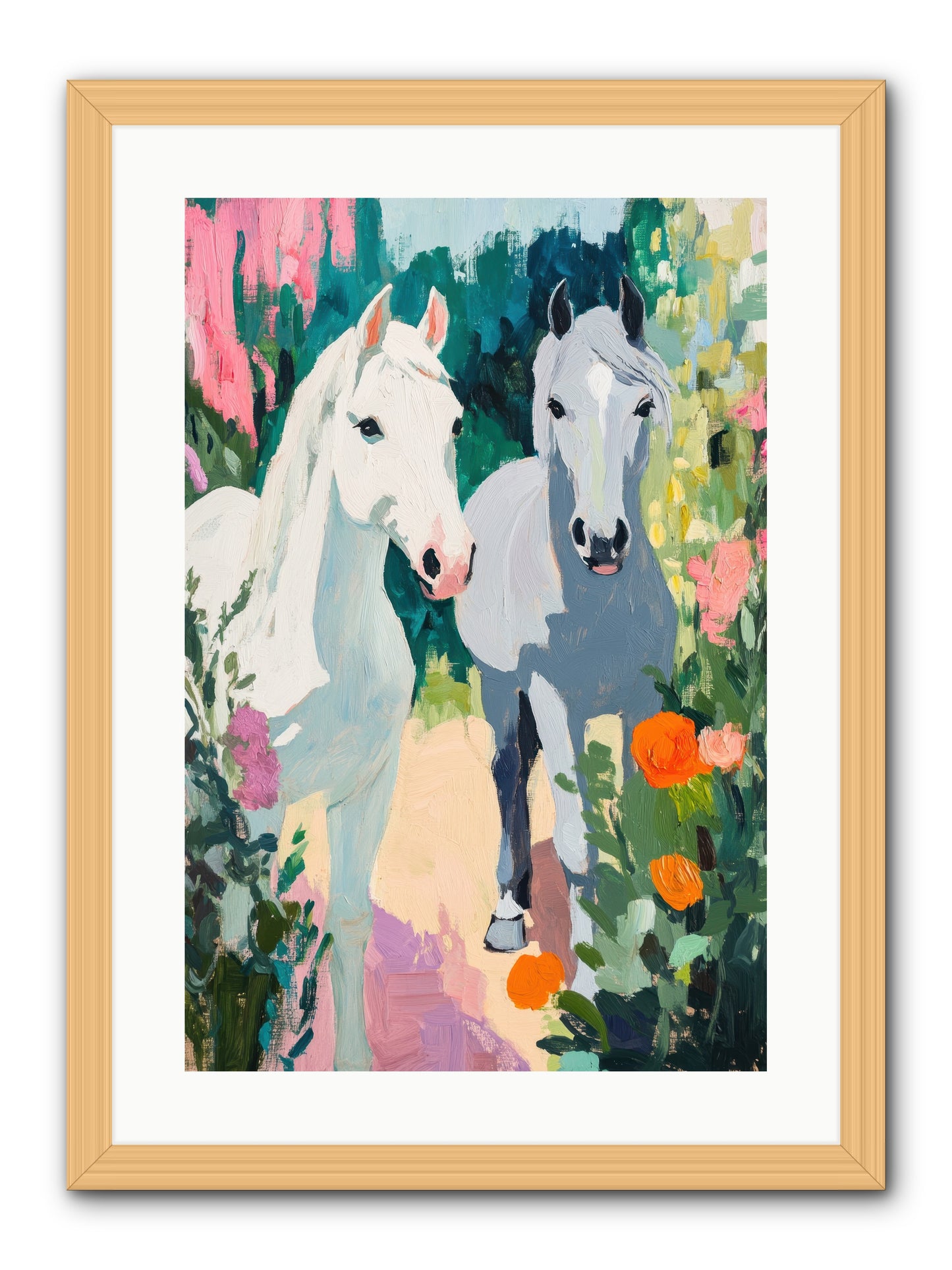 Soul Language -- Framed Print - Natural 16x24
