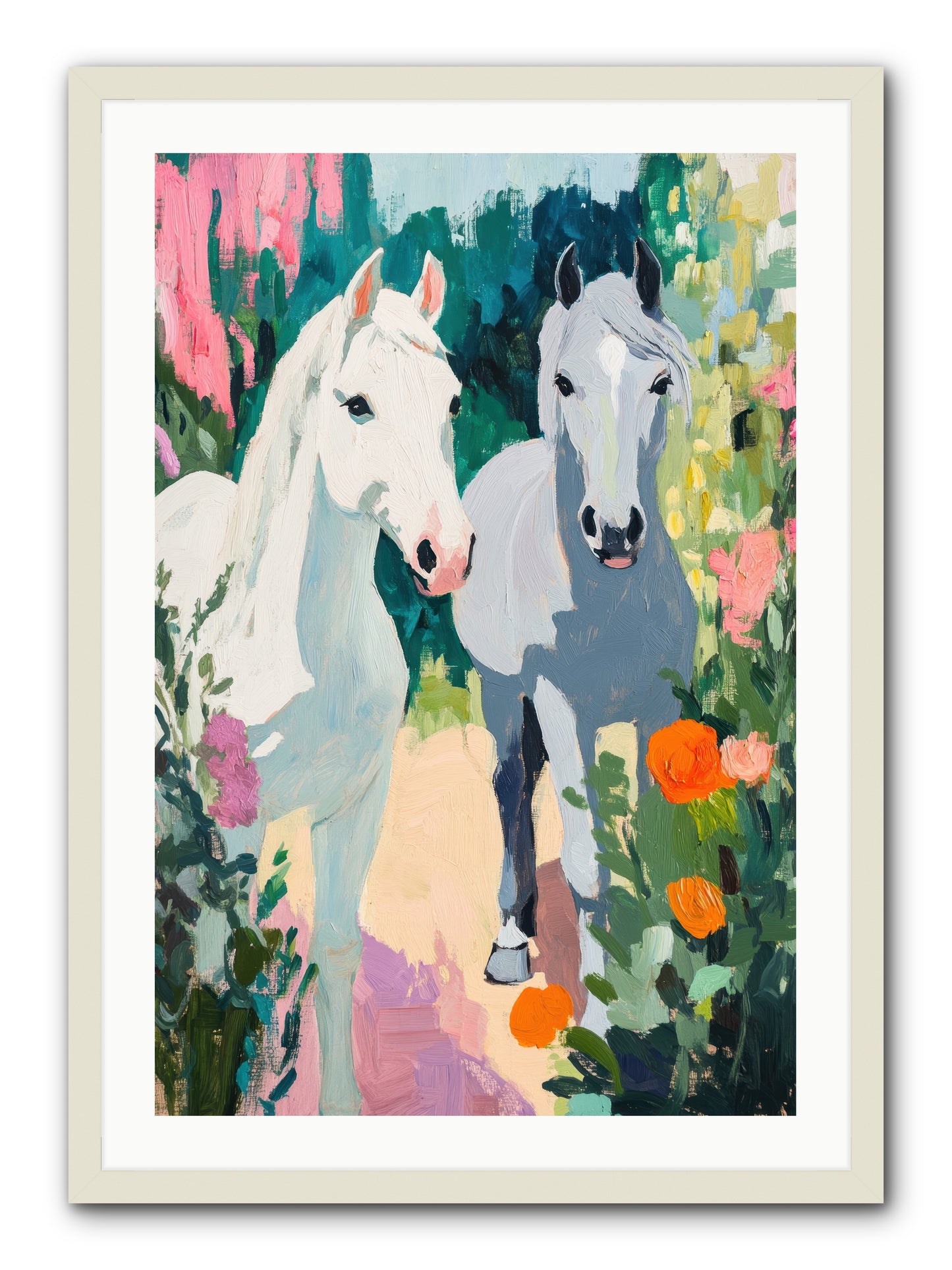 Soul Language -- Framed Print - White 24x36