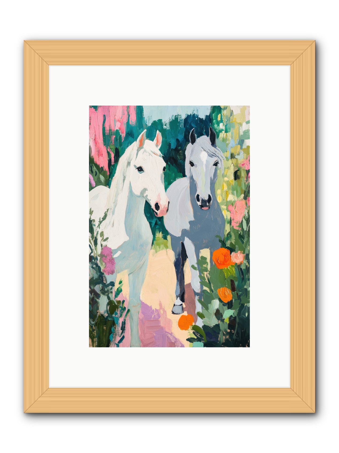 Soul Language -- Framed Print - Natural 8x12