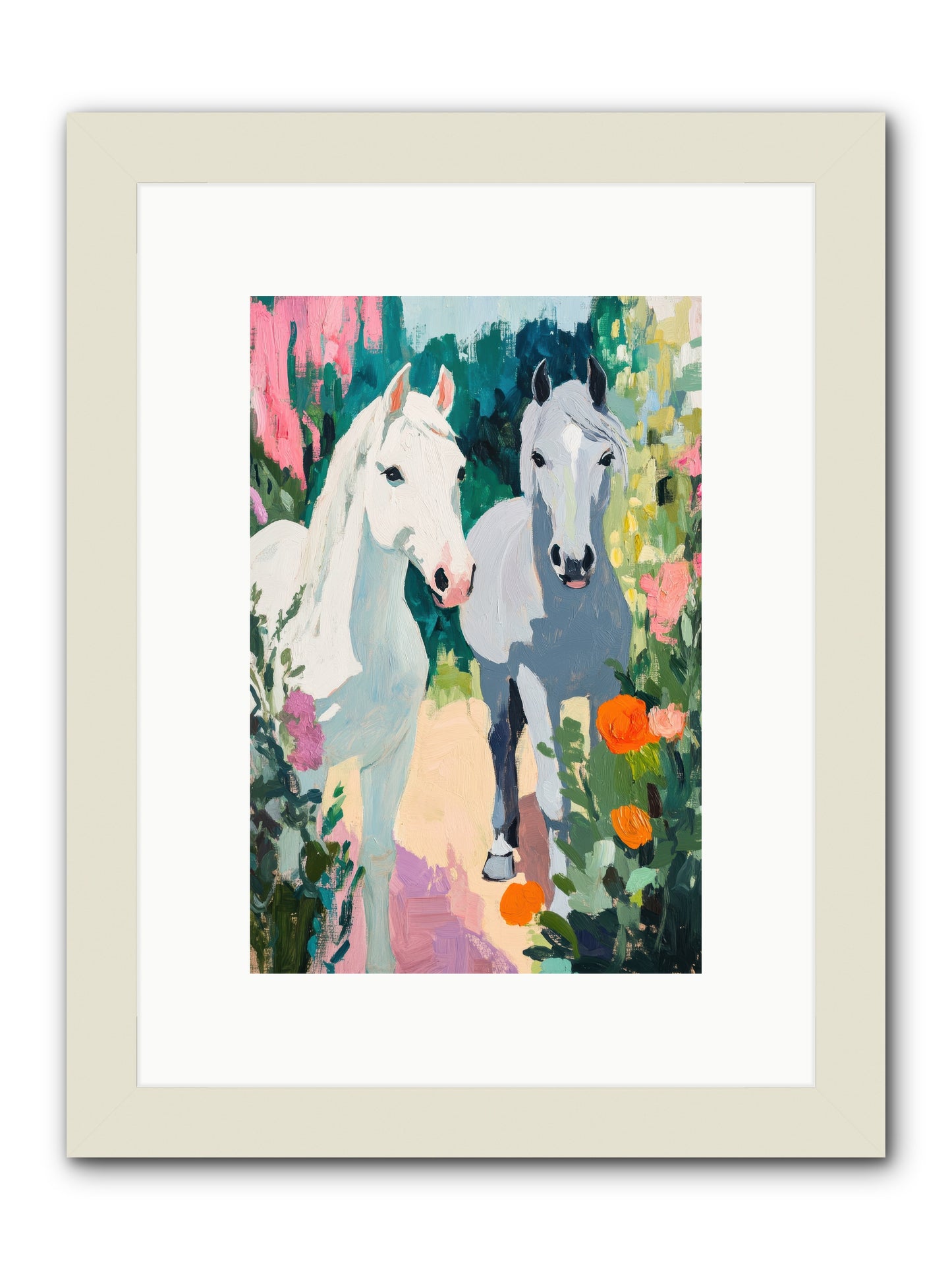 Soul Language -- Framed Print - White 8x12