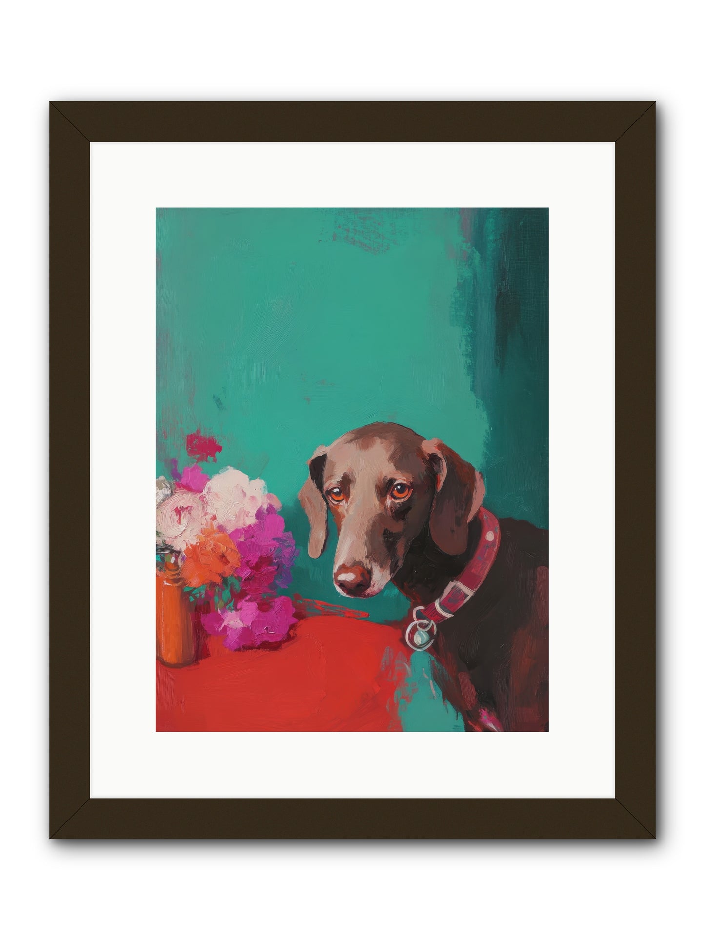 Soul's Mirror -- Framed Print - Black 12x16