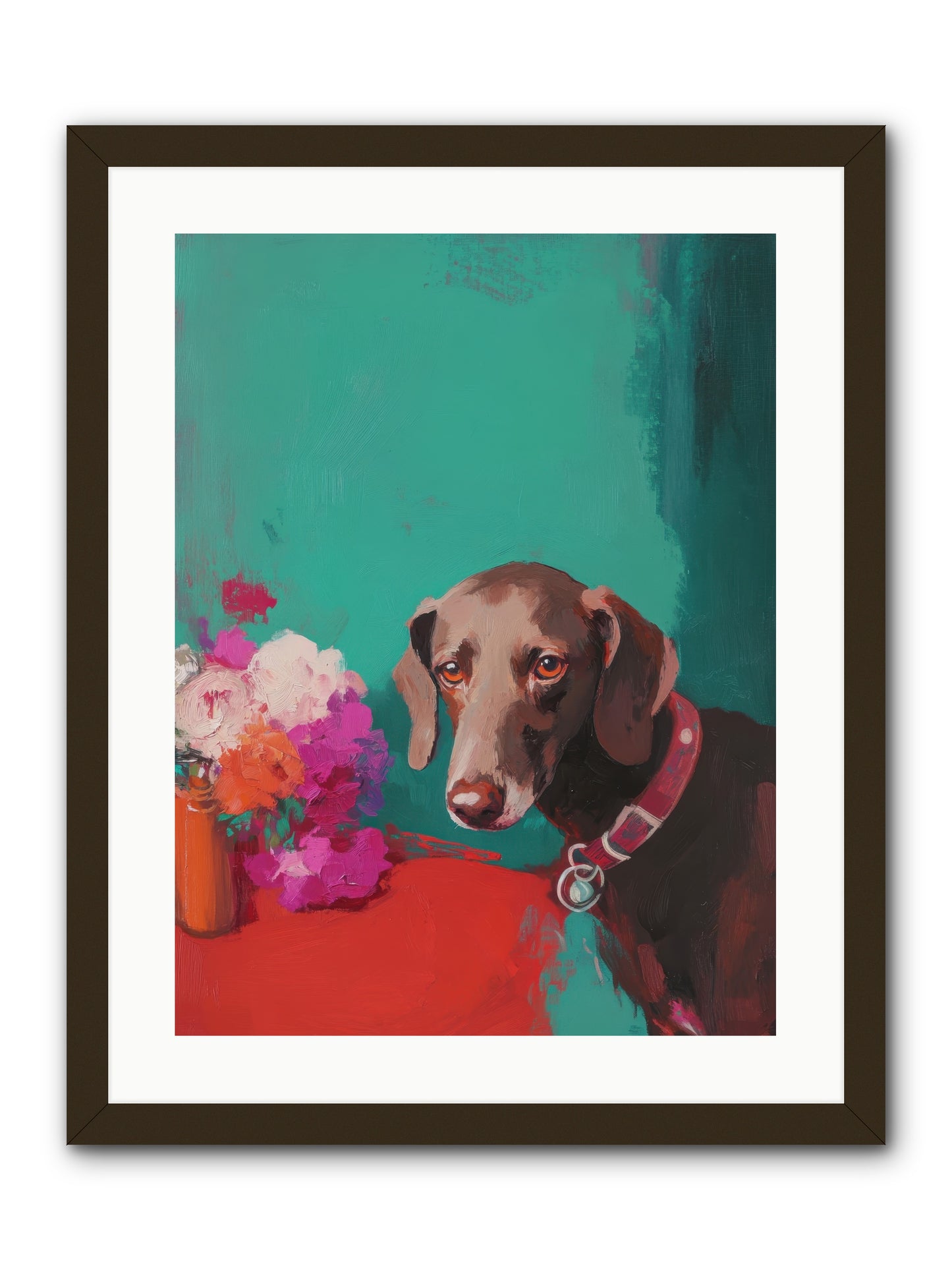 Soul's Mirror -- Framed Print - Black 18x24