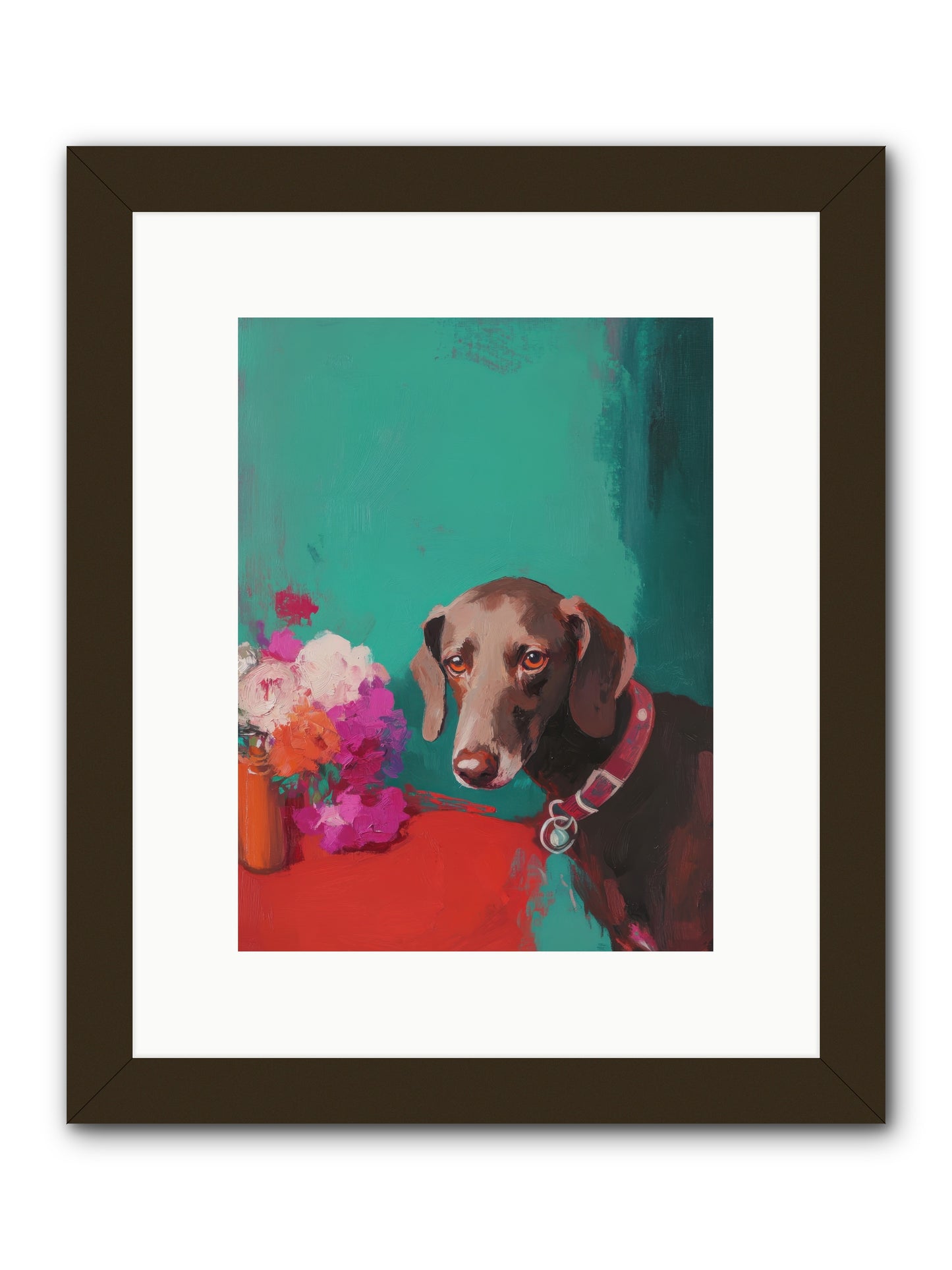 Soul's Mirror -- Framed Print - Black 9x12