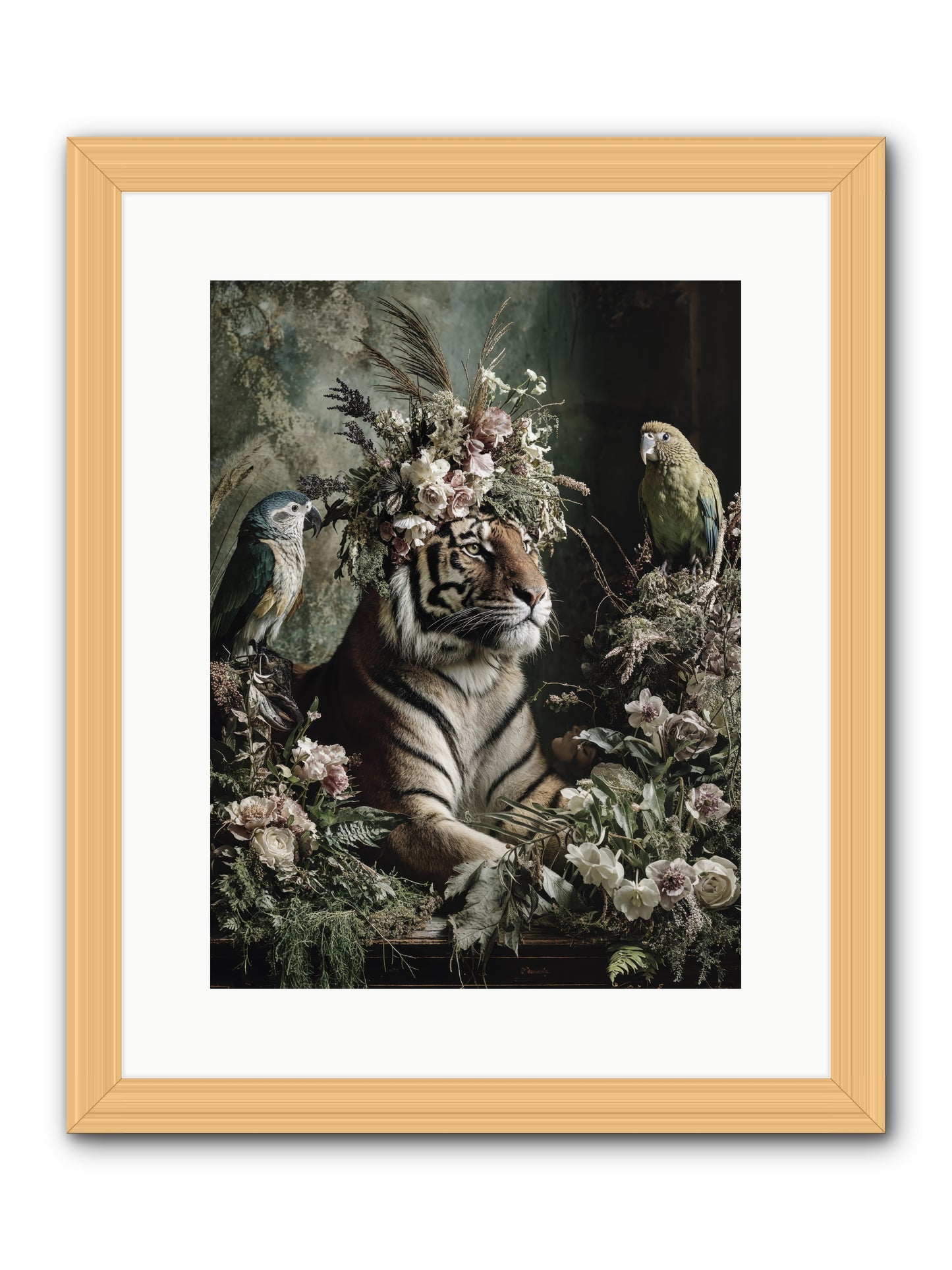 Soul's Recognition -- Framed Print - Natural 12x16