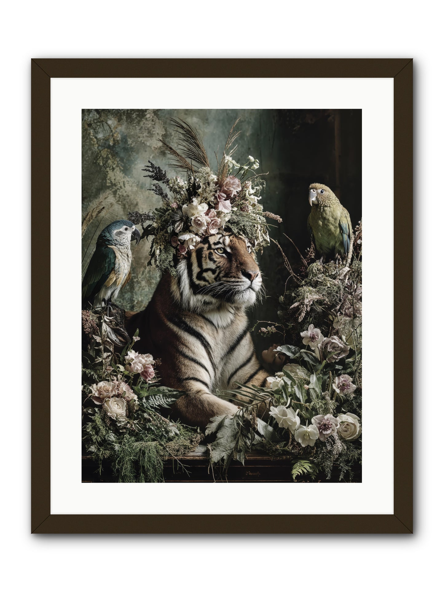 Soul's Recognition -- Framed Print - Black 18x24