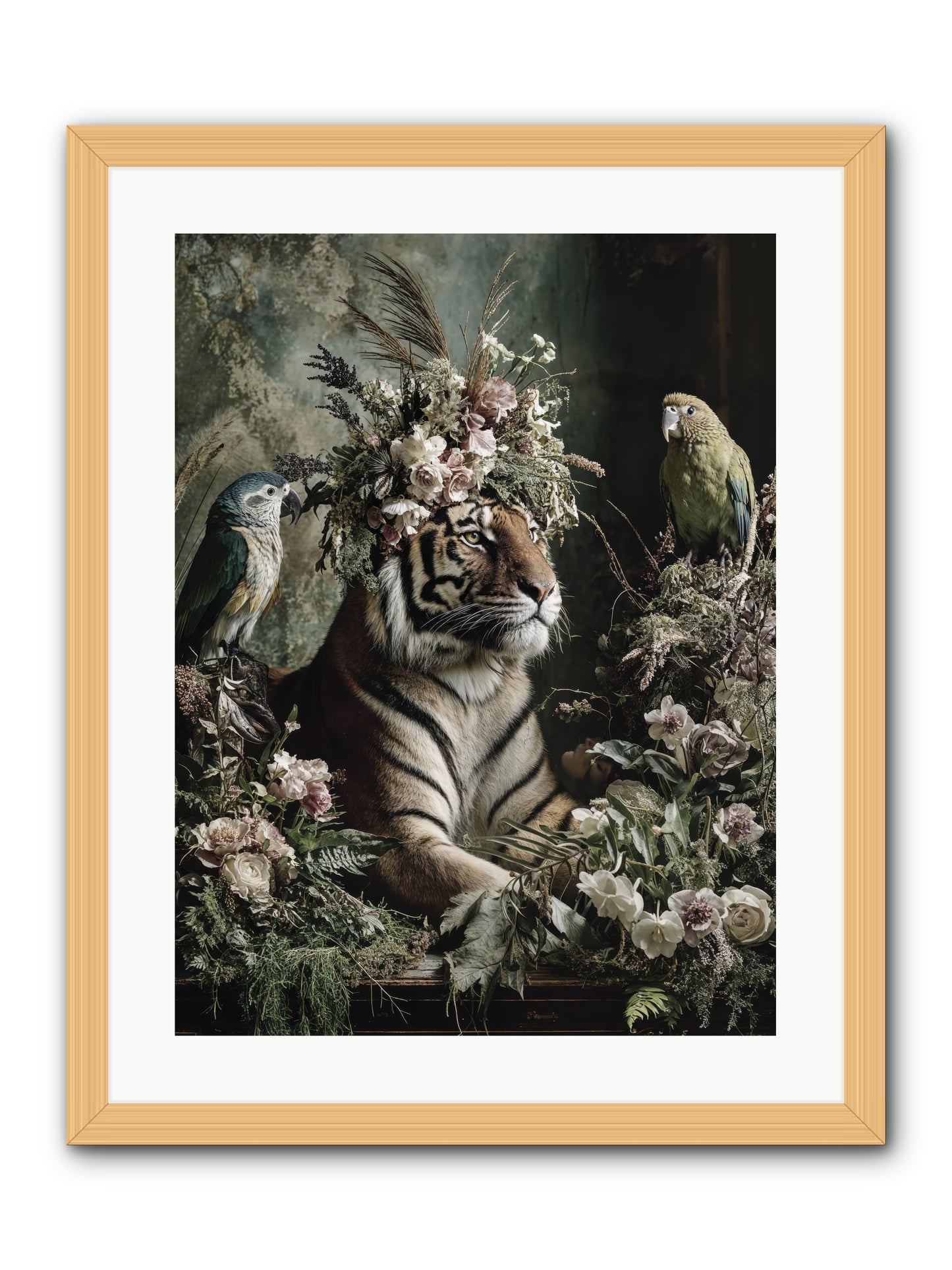 Soul's Recognition -- Framed Print - Natural 18x24