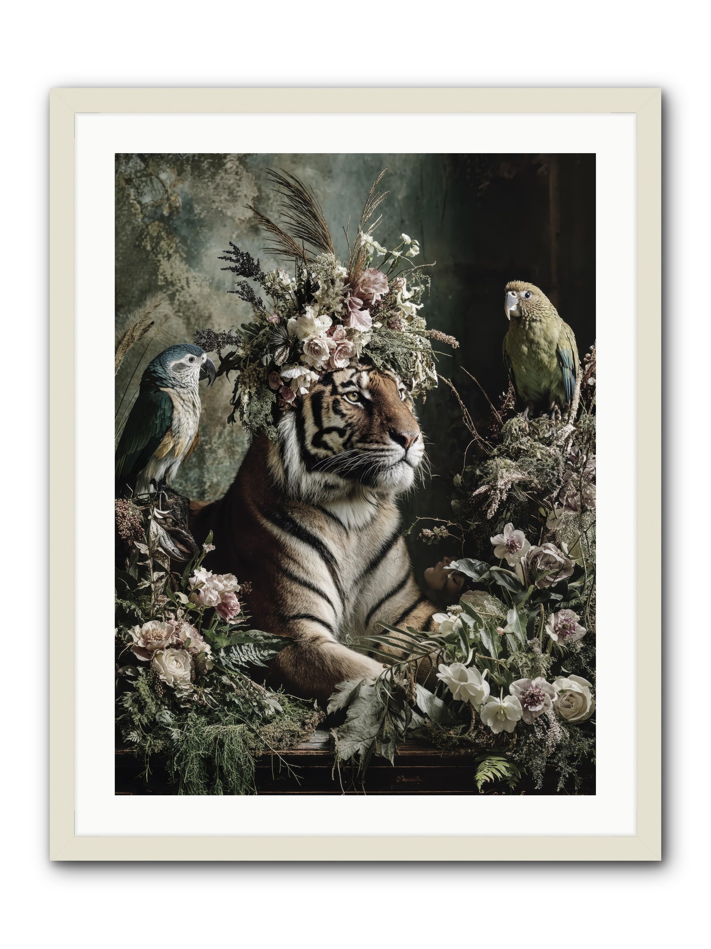 Soul's Recognition -- Framed Print - White 24x32