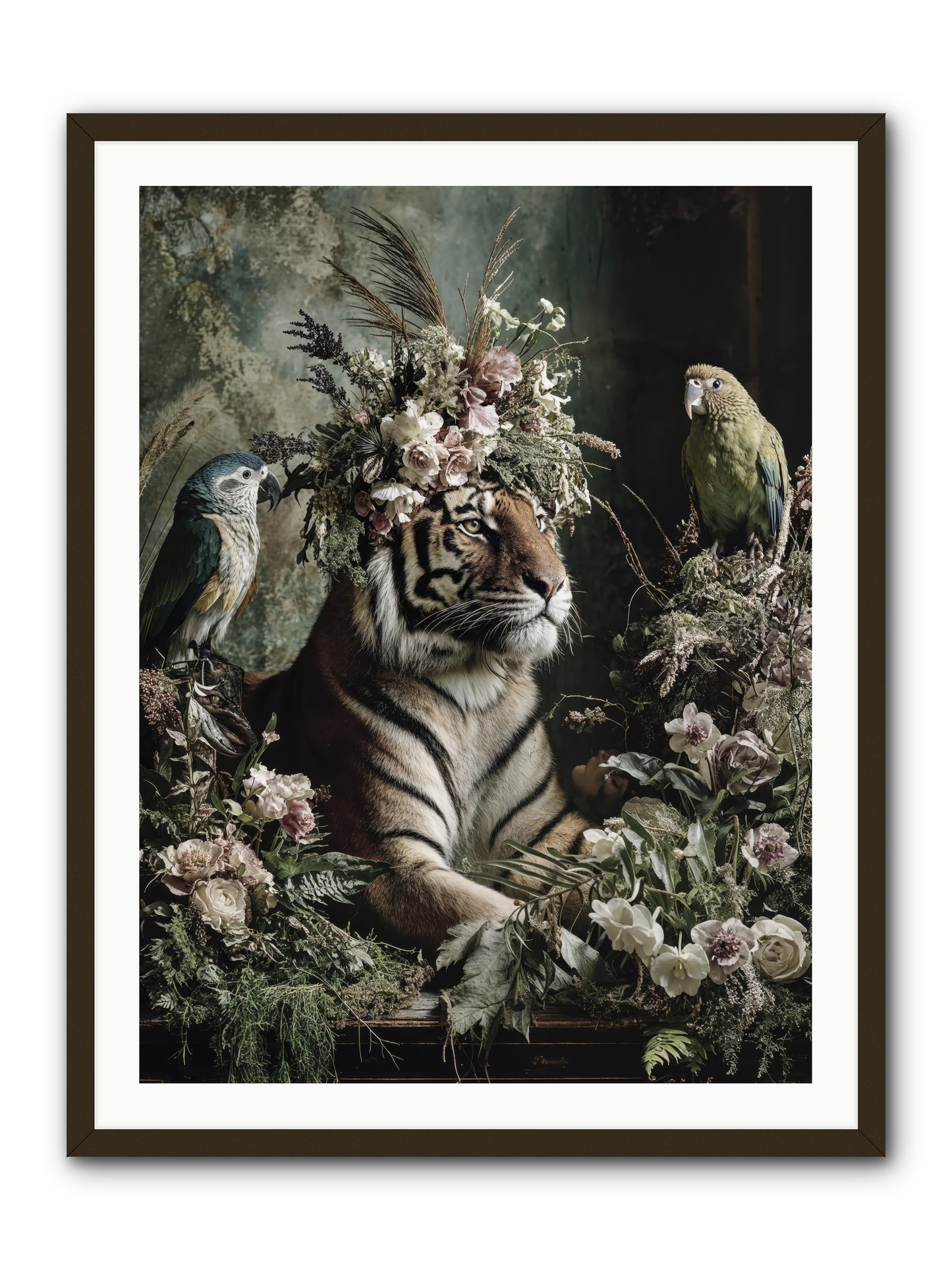 Soul's Recognition -- Framed Print - Black 30x40