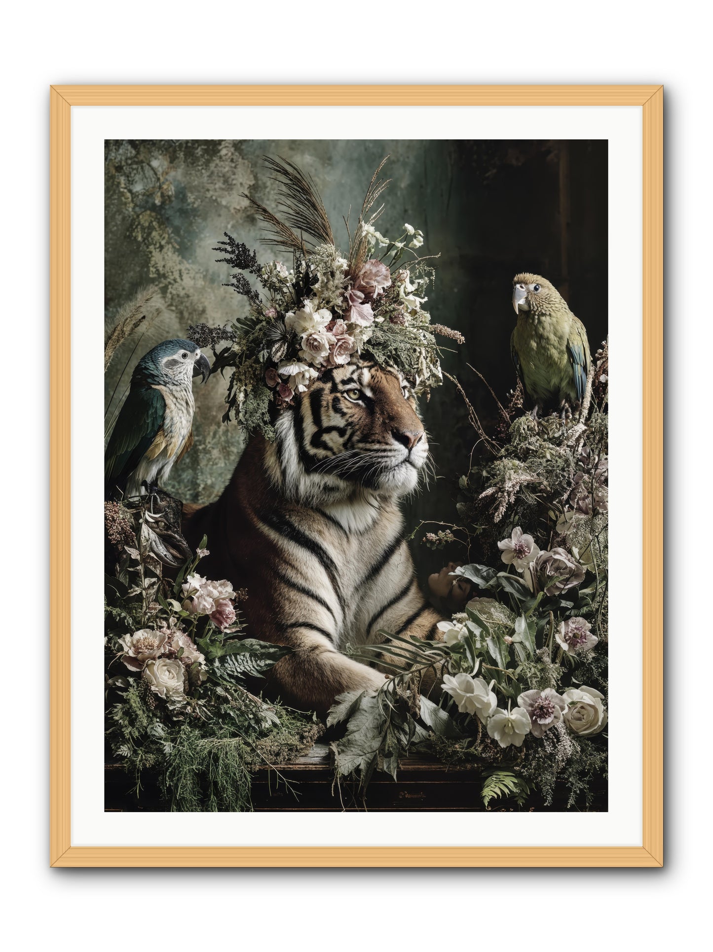 Soul's Recognition -- Framed Print - Natural 30x40