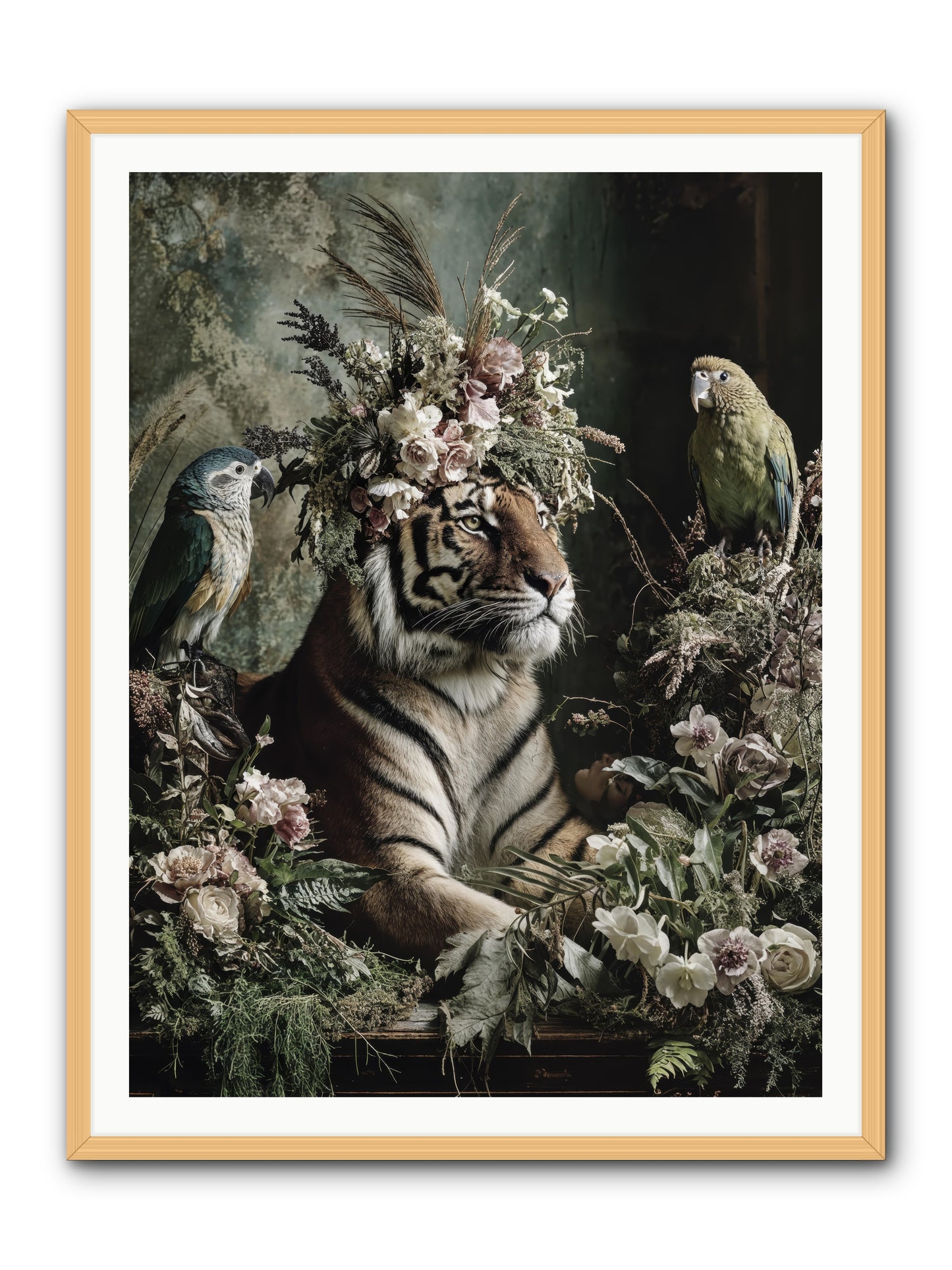 Soul's Recognition -- Framed Print - Natural 36x48