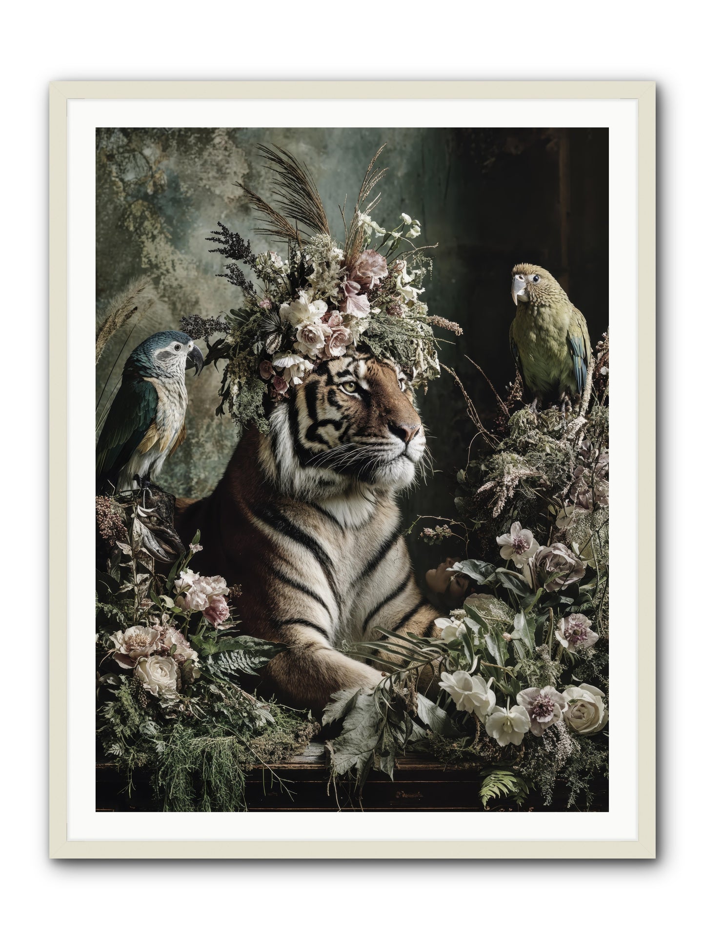 Soul's Recognition -- Framed Print - White 36x48