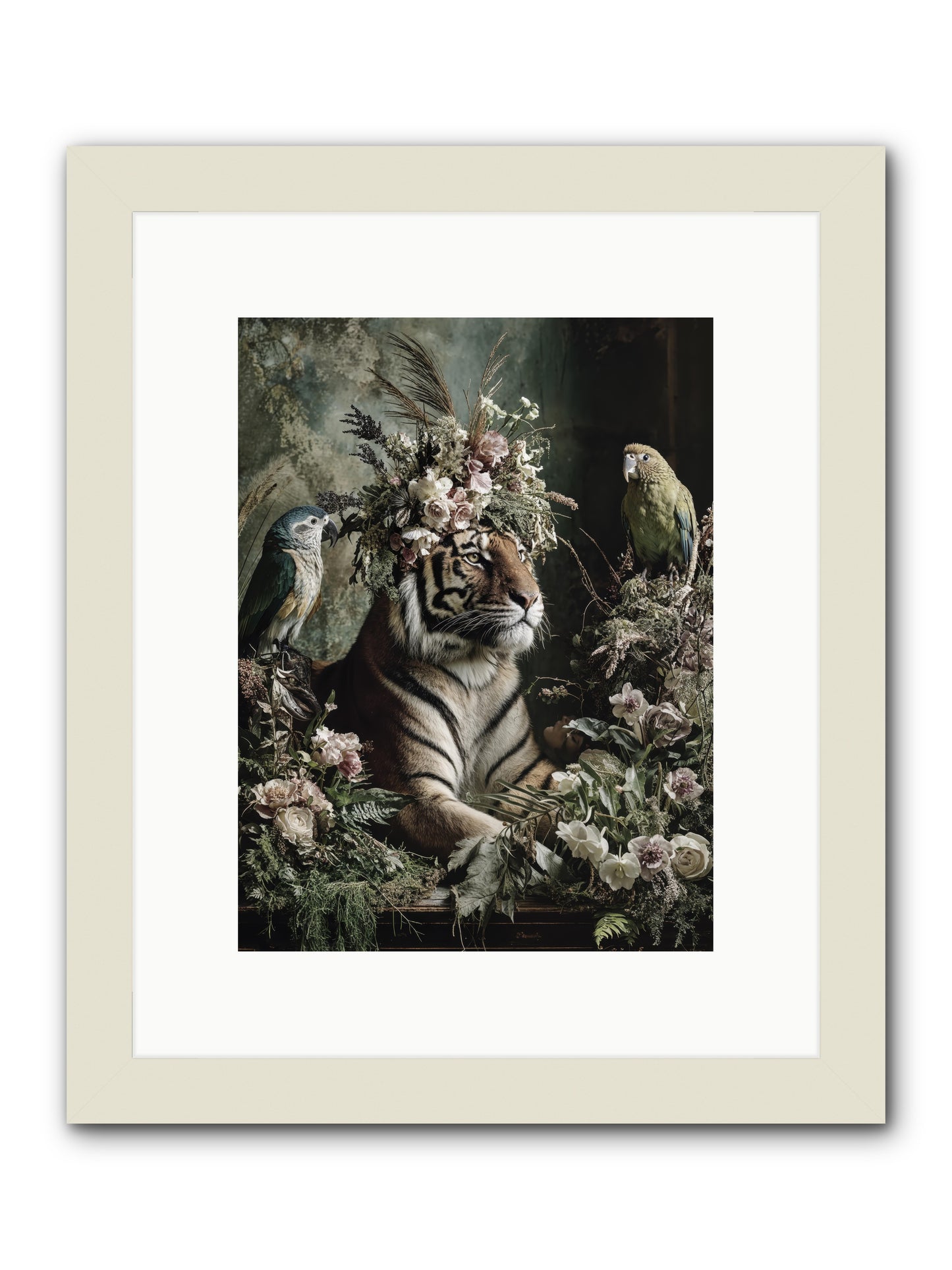 Soul's Recognition -- Framed Print - White 9x12