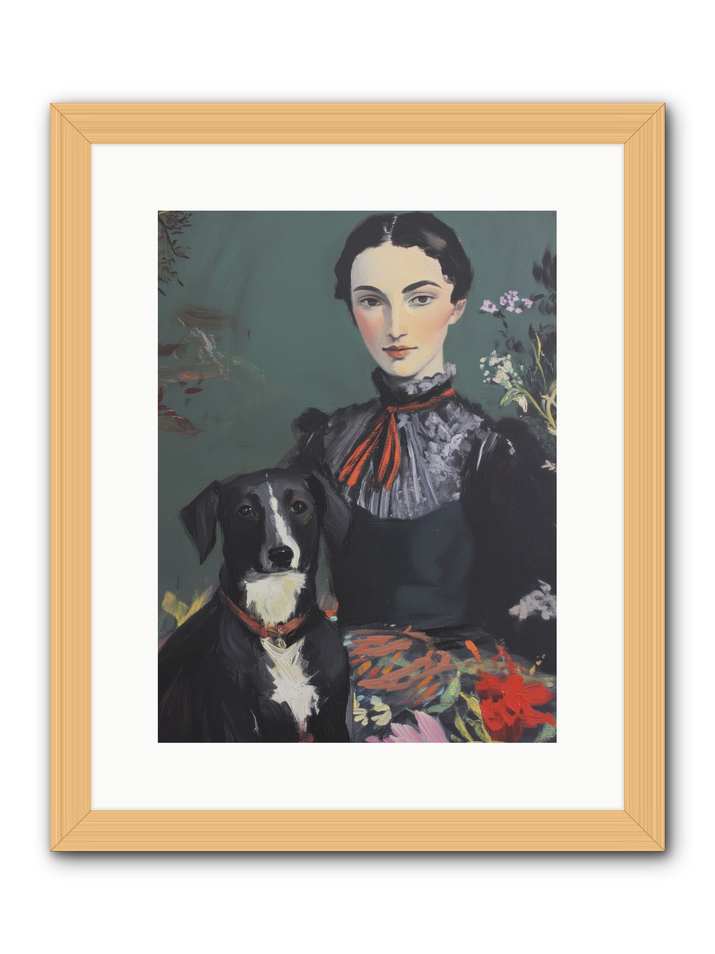 Soul's Sweet Surrender -- Framed Print - Natural 12x16