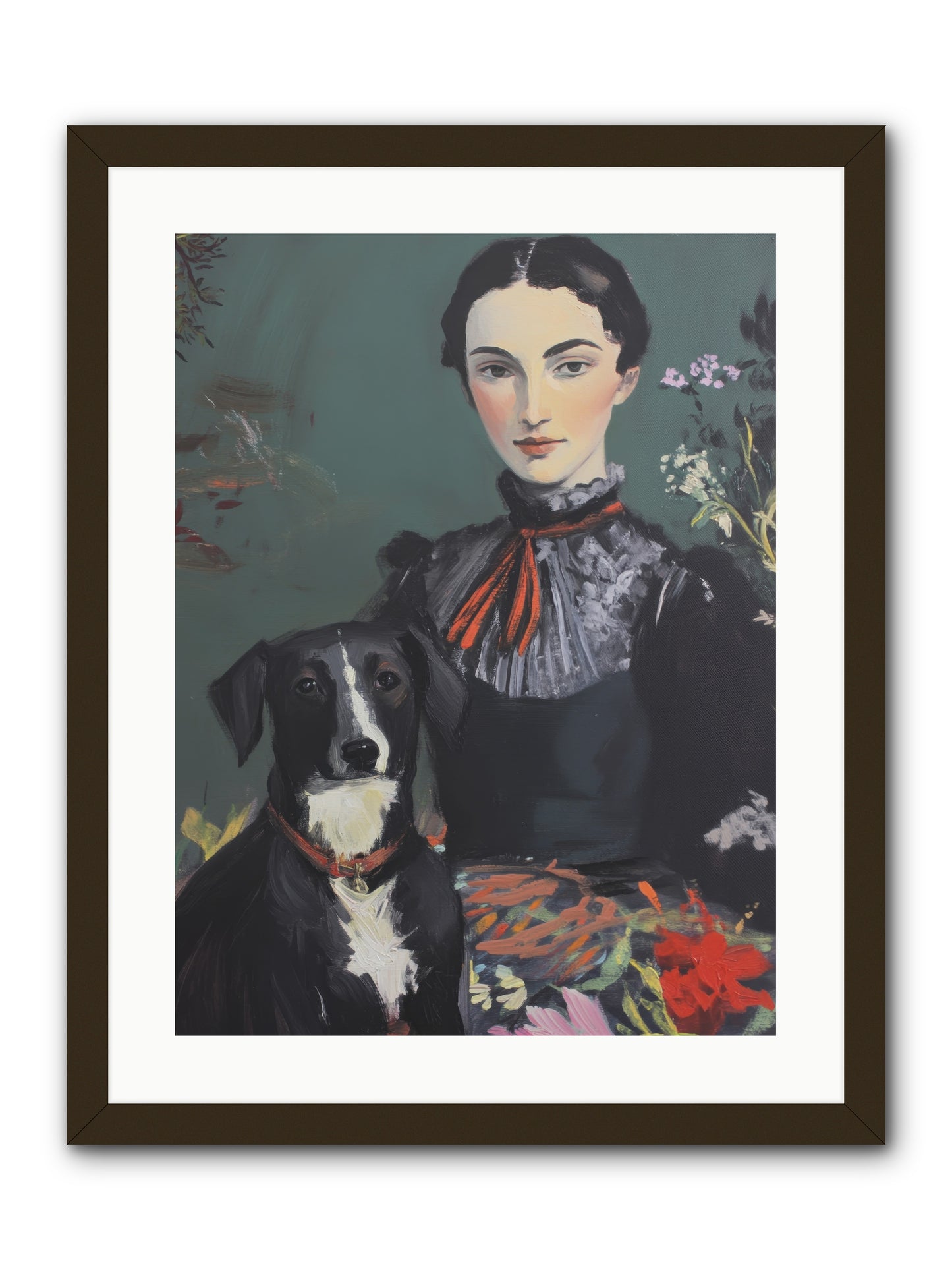Soul's Sweet Surrender -- Framed Print - Black 18x24
