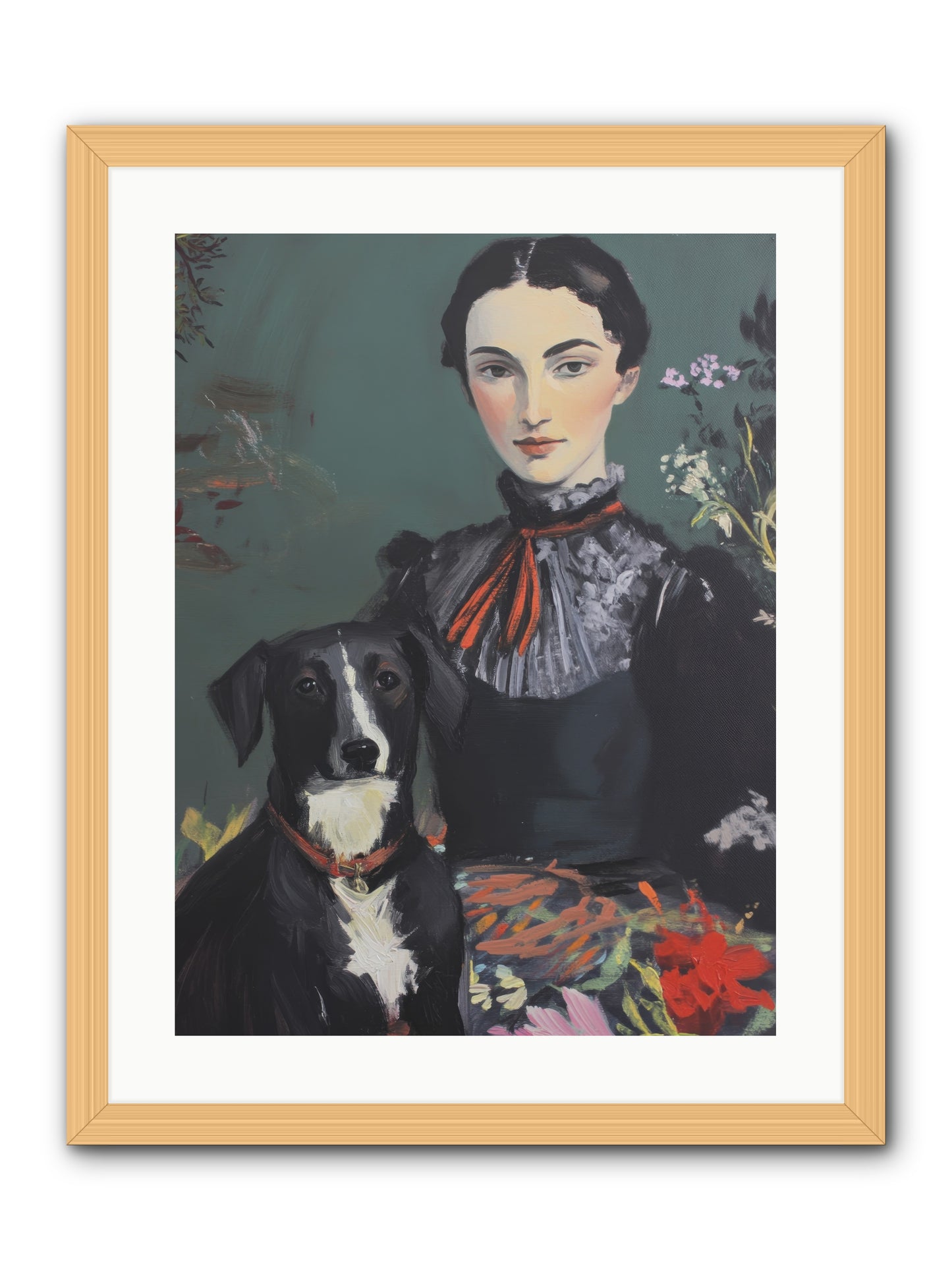 Soul's Sweet Surrender -- Framed Print - Natural 18x24