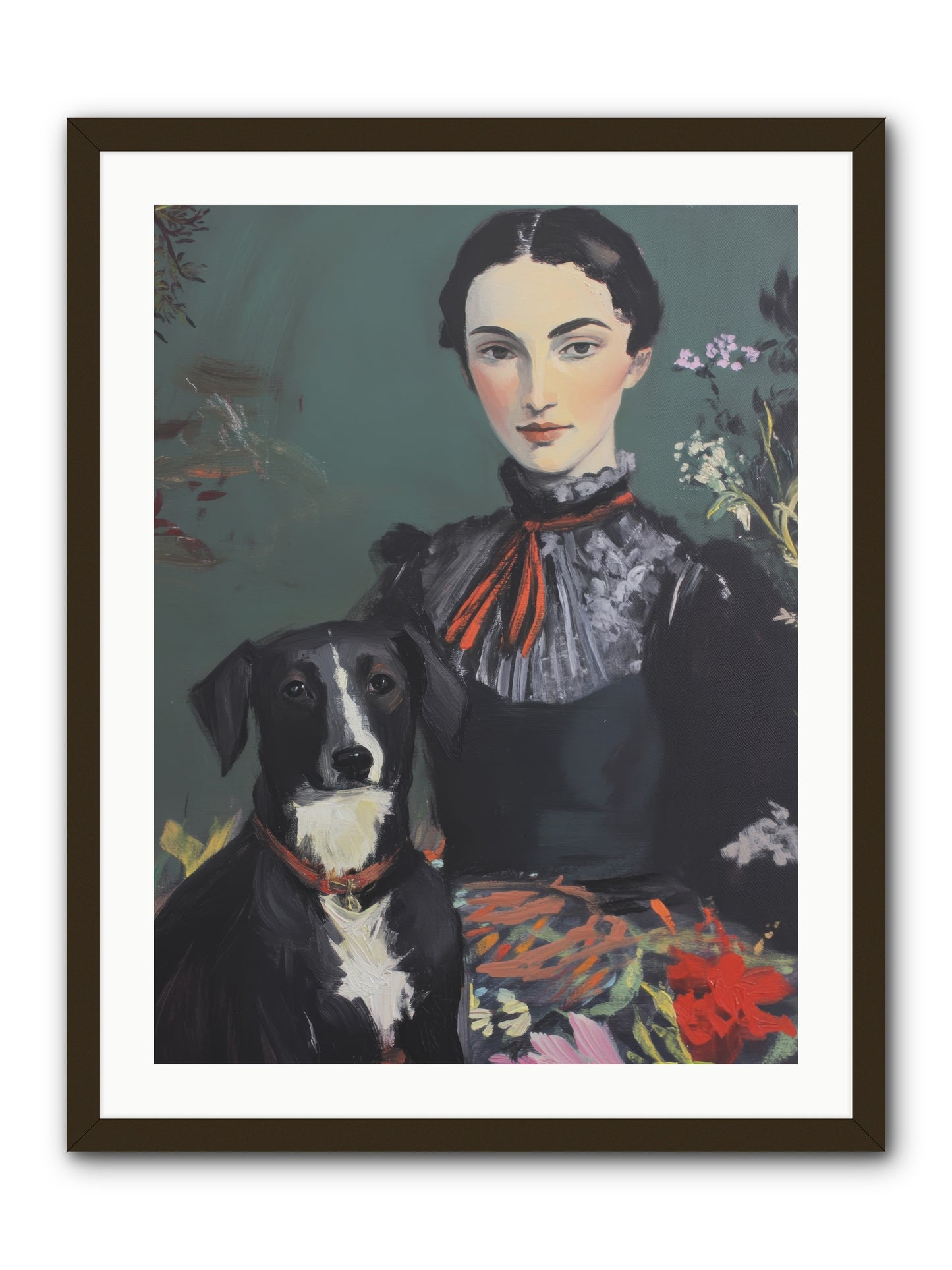 Soul's Sweet Surrender -- Framed Print - Black 24x32