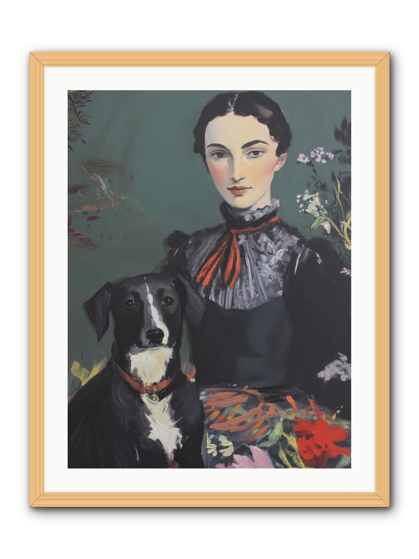 Soul's Sweet Surrender -- Framed Print - Natural 24x32