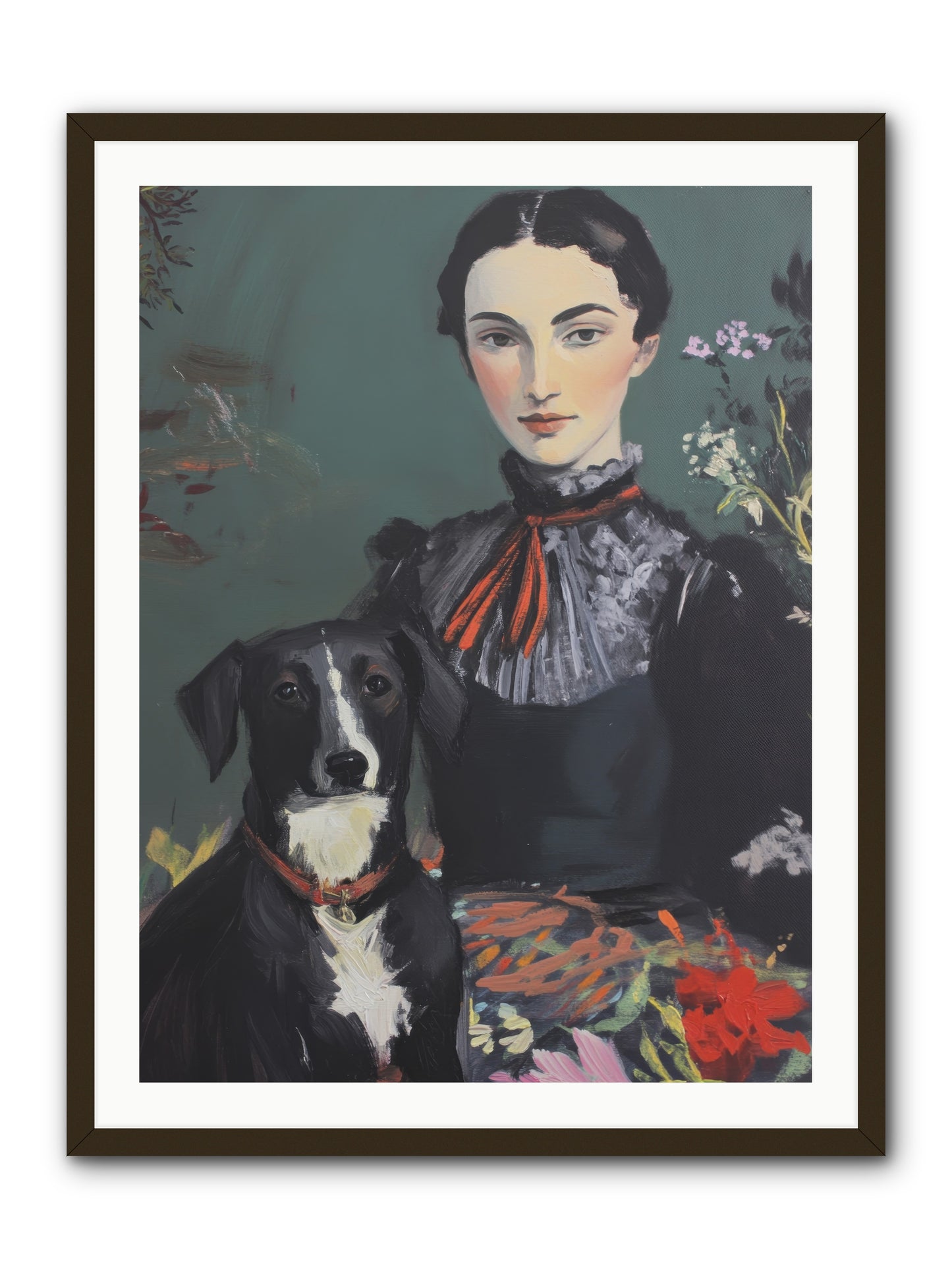 Soul's Sweet Surrender -- Framed Print - Black 30x40