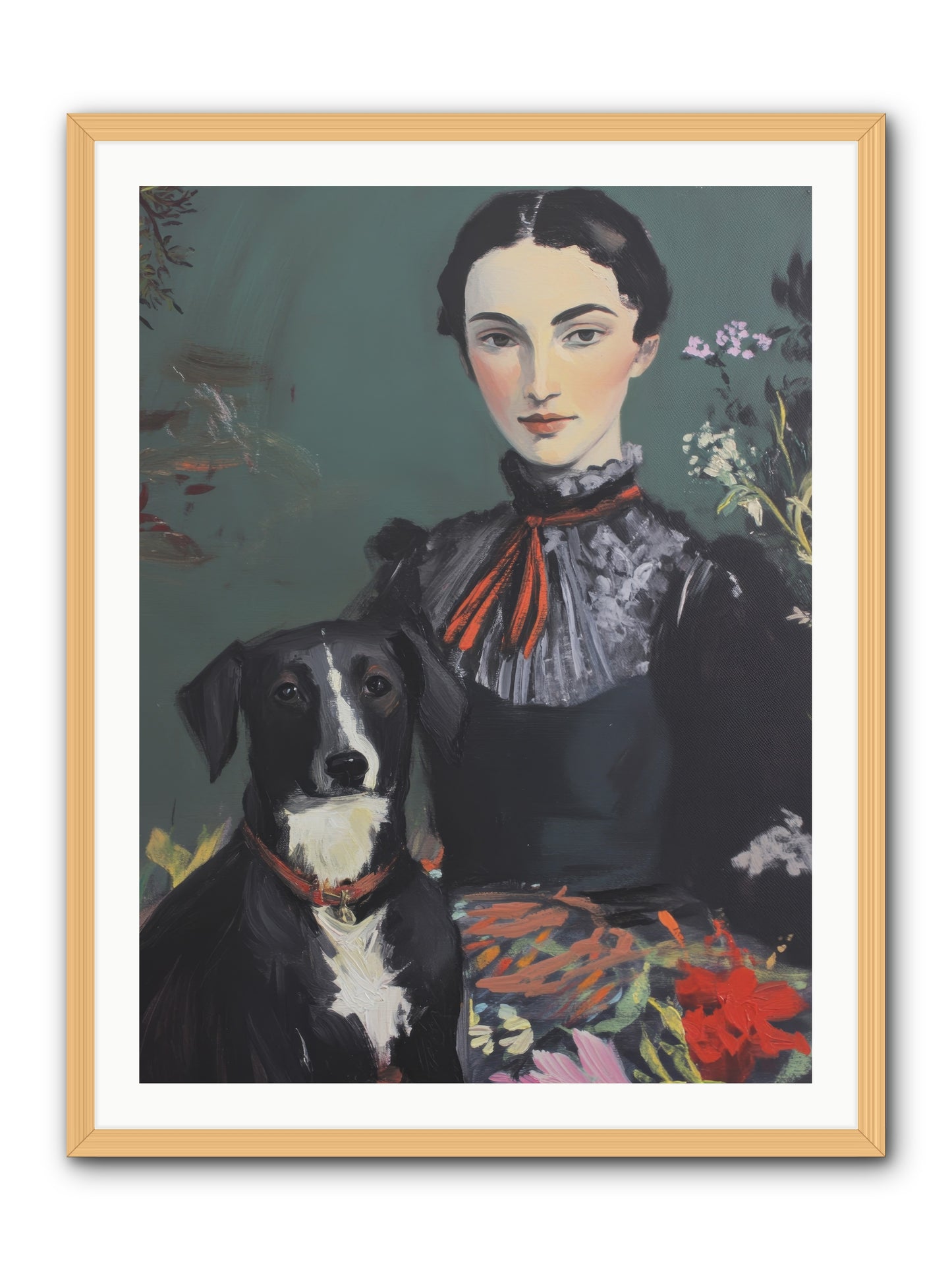Soul's Sweet Surrender -- Framed Print - Natural 30x40