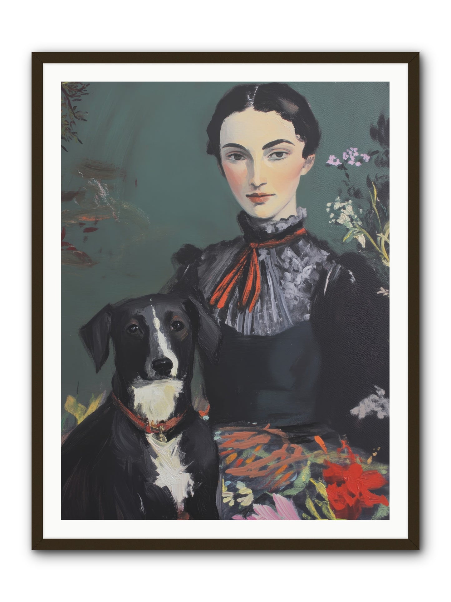 Soul's Sweet Surrender -- Framed Print - Black 36x48