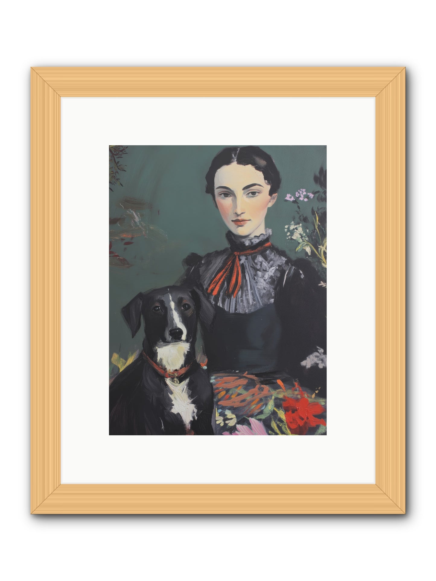 Soul's Sweet Surrender -- Framed Print - Natural 9x12