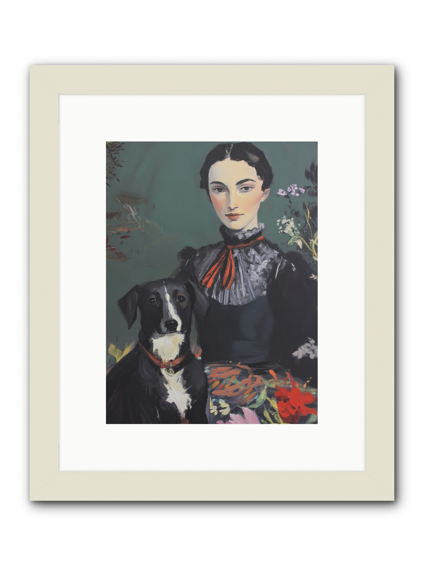 Soul's Sweet Surrender -- Framed Print - White 9x12