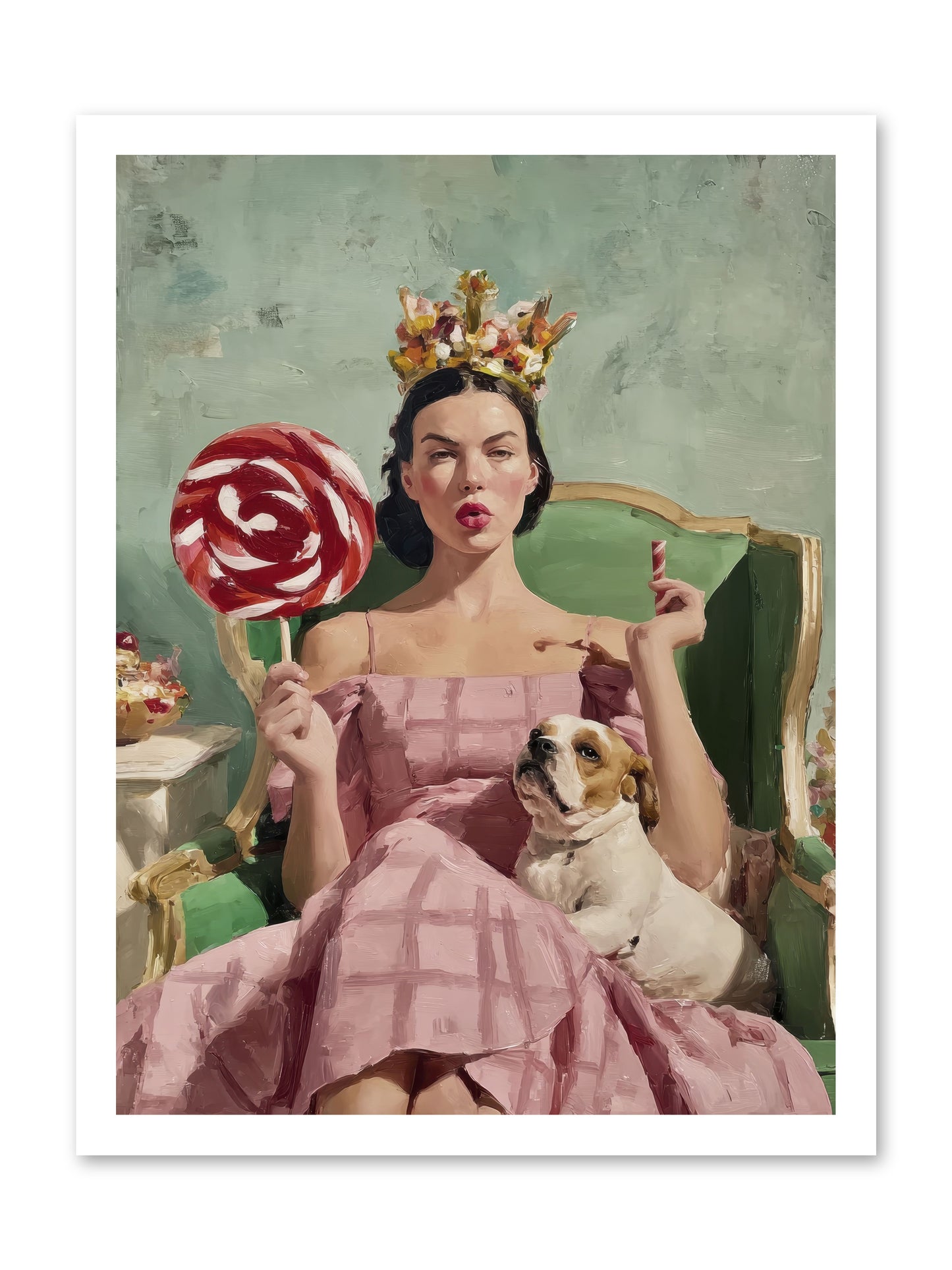 Sovereign Of Sugarplum Splendor -- Loose Canvas Print 18x24