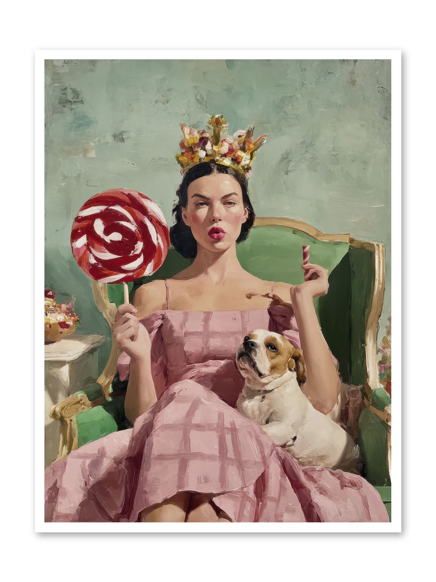 Sovereign Of Sugarplum Splendor -- Loose Canvas Print 36x48