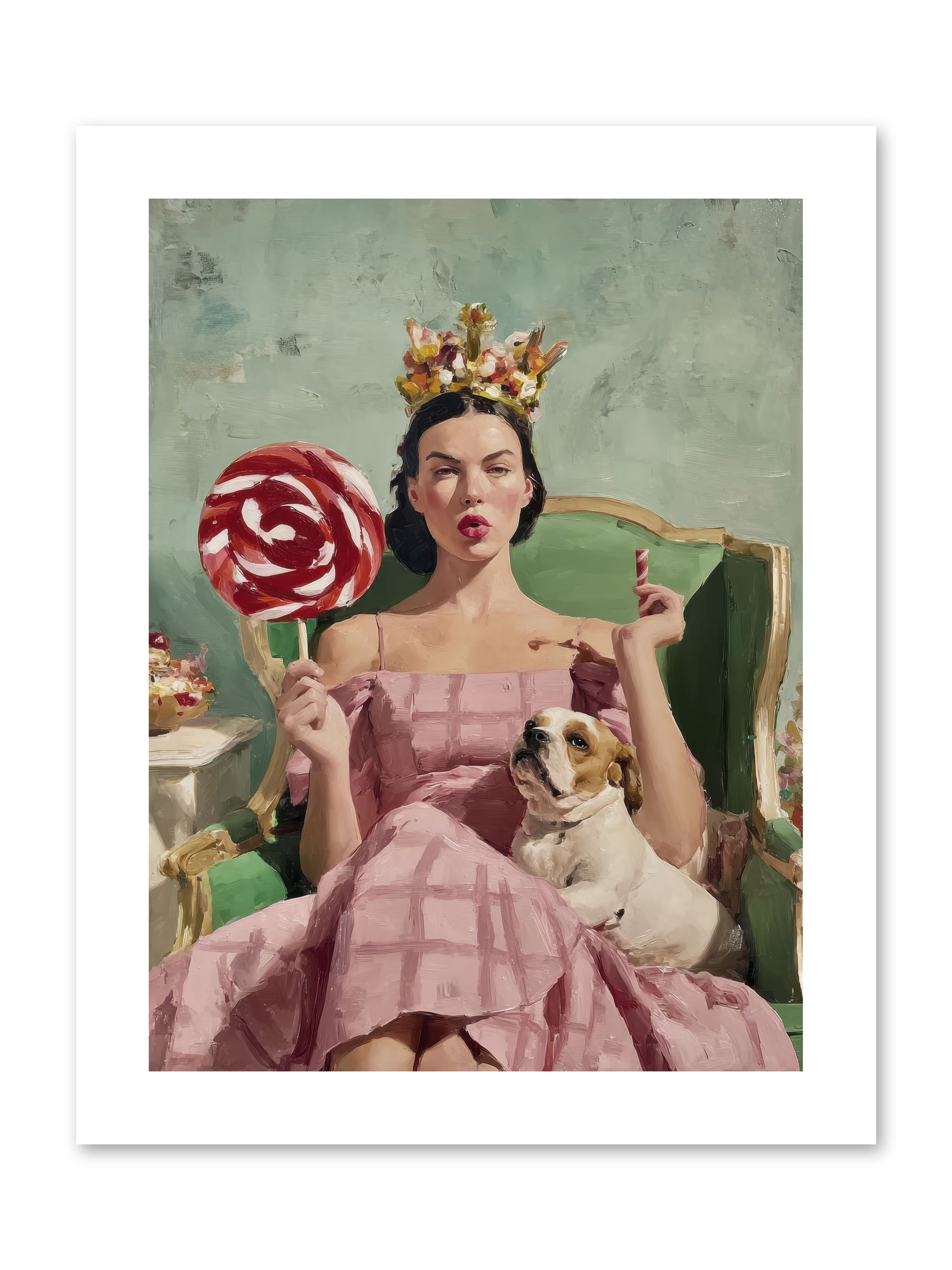 Sovereign Of Sugarplum Splendor -- Paper Print 9x12