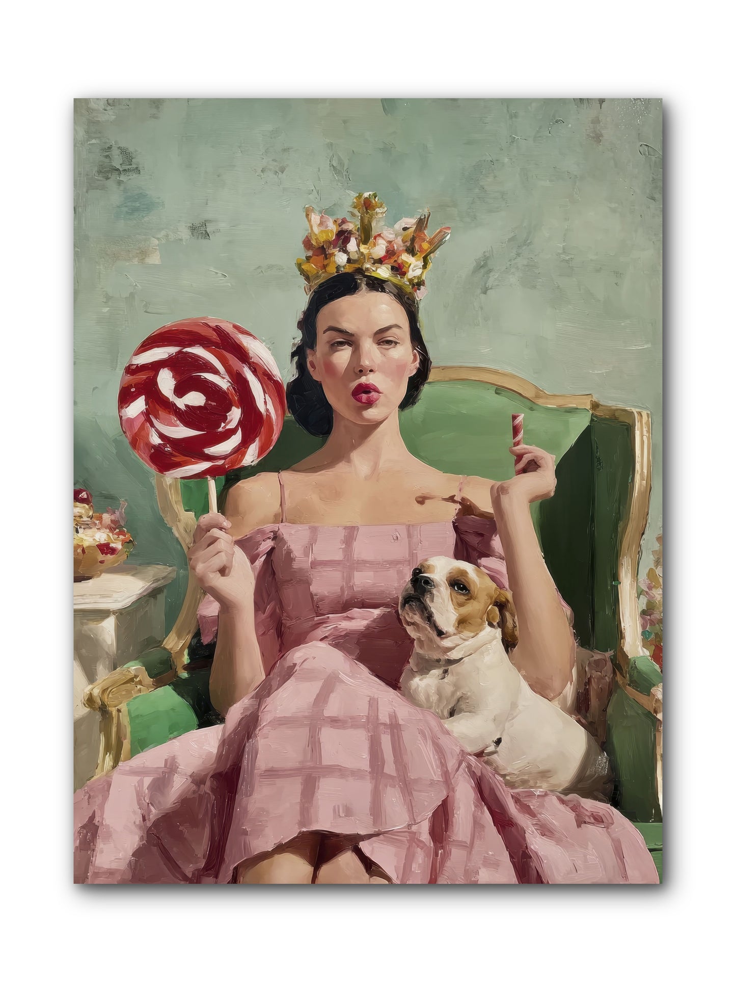 Sovereign Of Sugarplum Splendor -- Wrapped Canvas 9x12