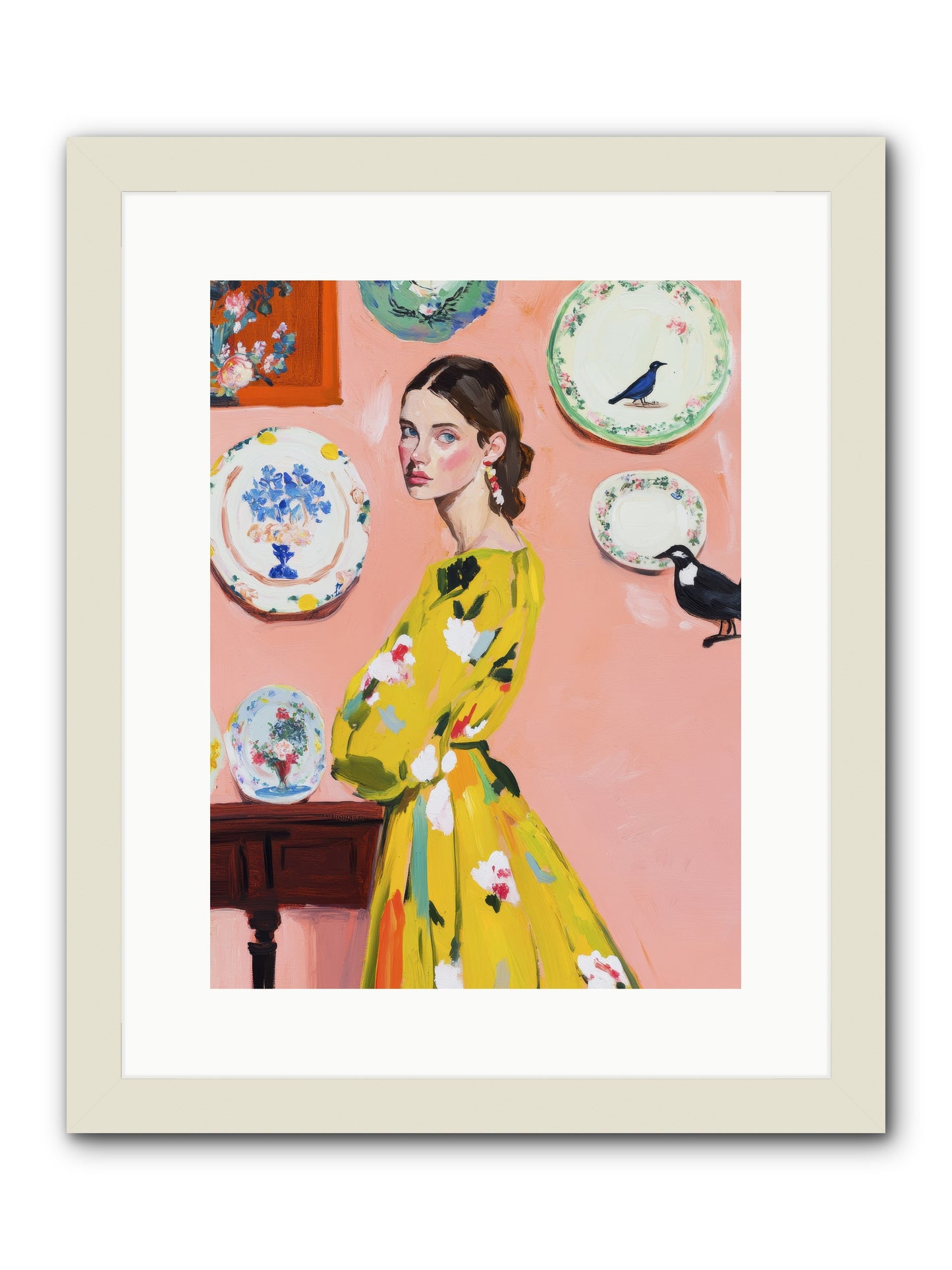 Sovereign Of Sweet Summers -- Framed Print - White 12x16