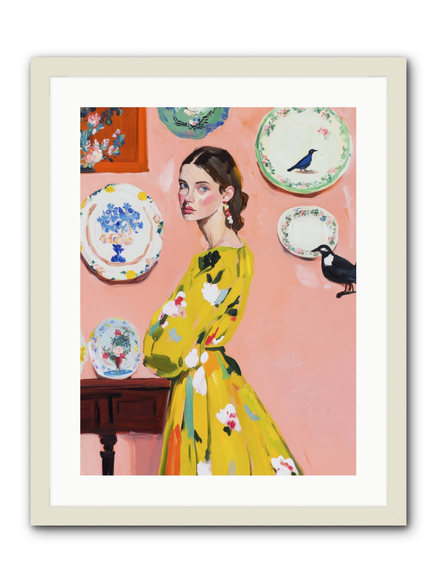 Sovereign Of Sweet Summers -- Framed Print - White 18x24