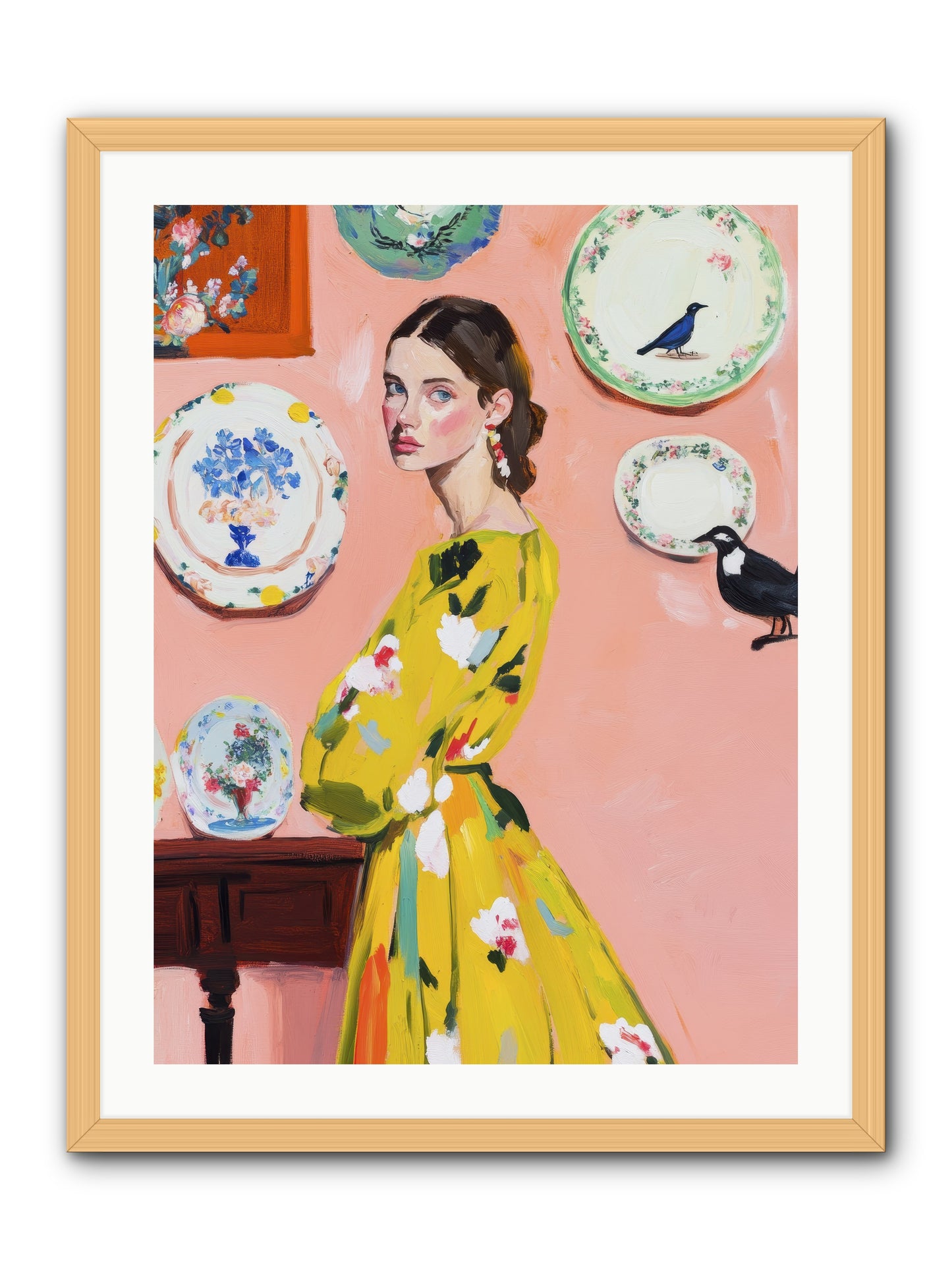 Sovereign Of Sweet Summers -- Framed Print - Natural 24x32