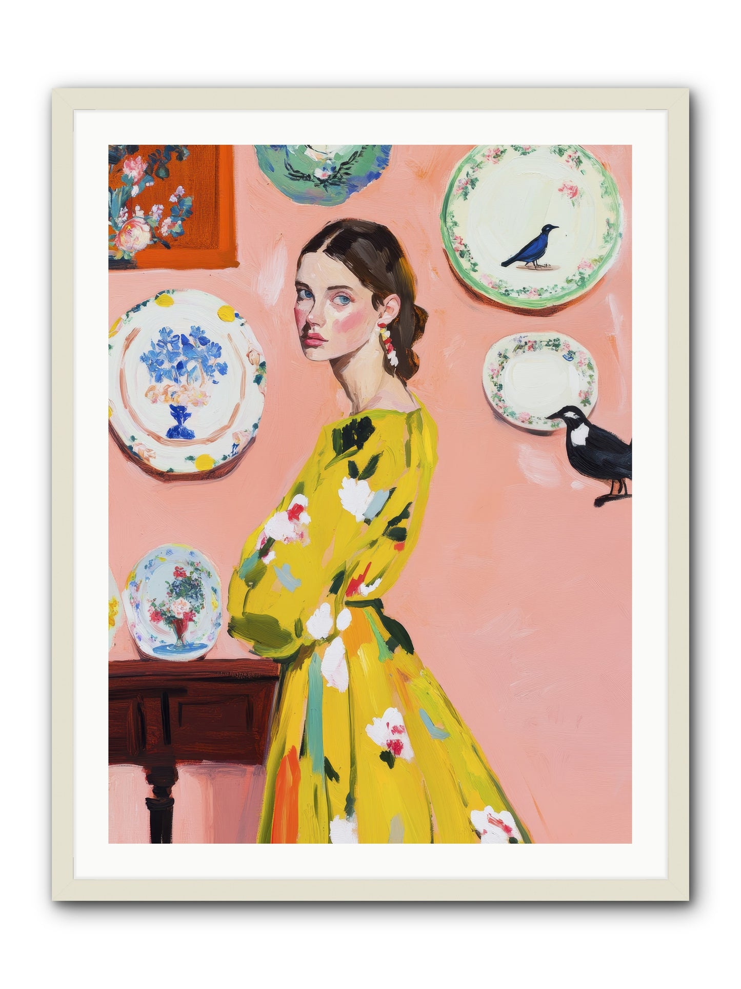 Sovereign Of Sweet Summers -- Framed Print - White 30x40